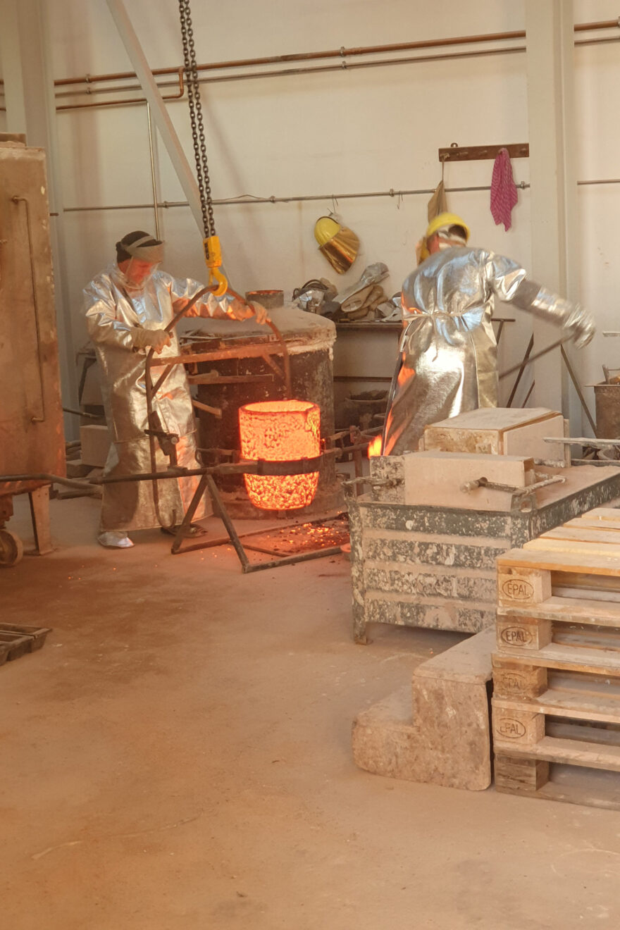 Neujahrsgießen Kunstgießerei Altglienicke