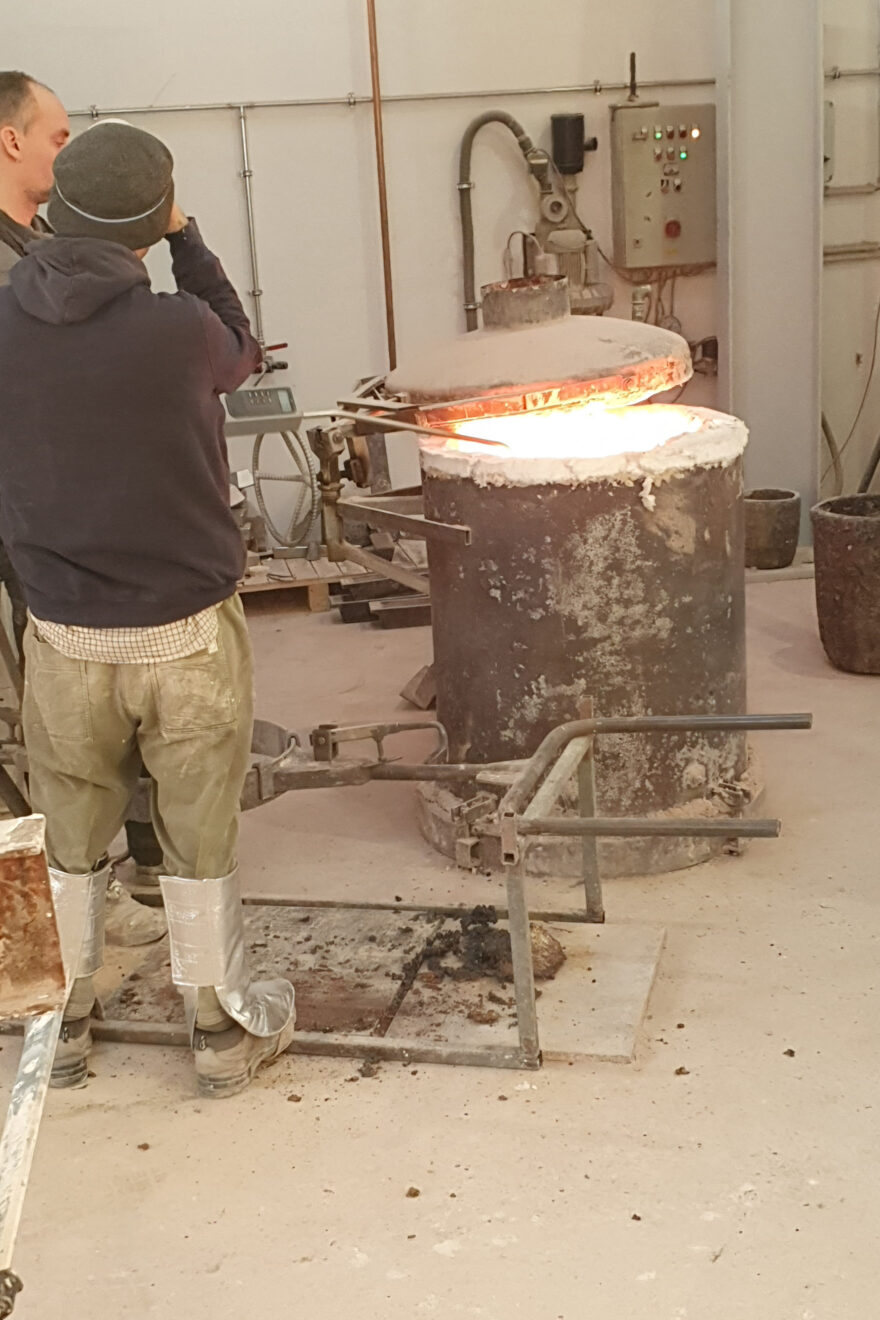 Neujahrsgießen Kunstgießerei Altglienicke