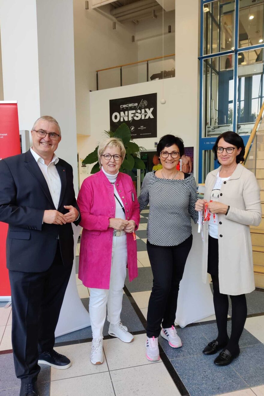 Die BVMW KollegInnen vor dem großen Ansturm