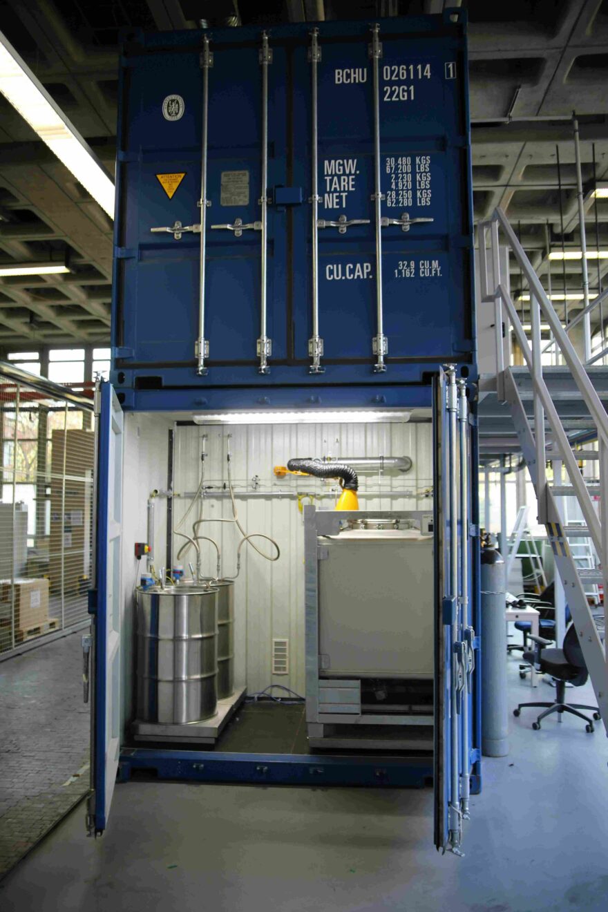 Container Rückseite