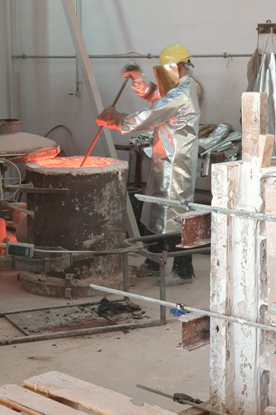 Neujahrsgießen Kunstgießerei Altglienicke