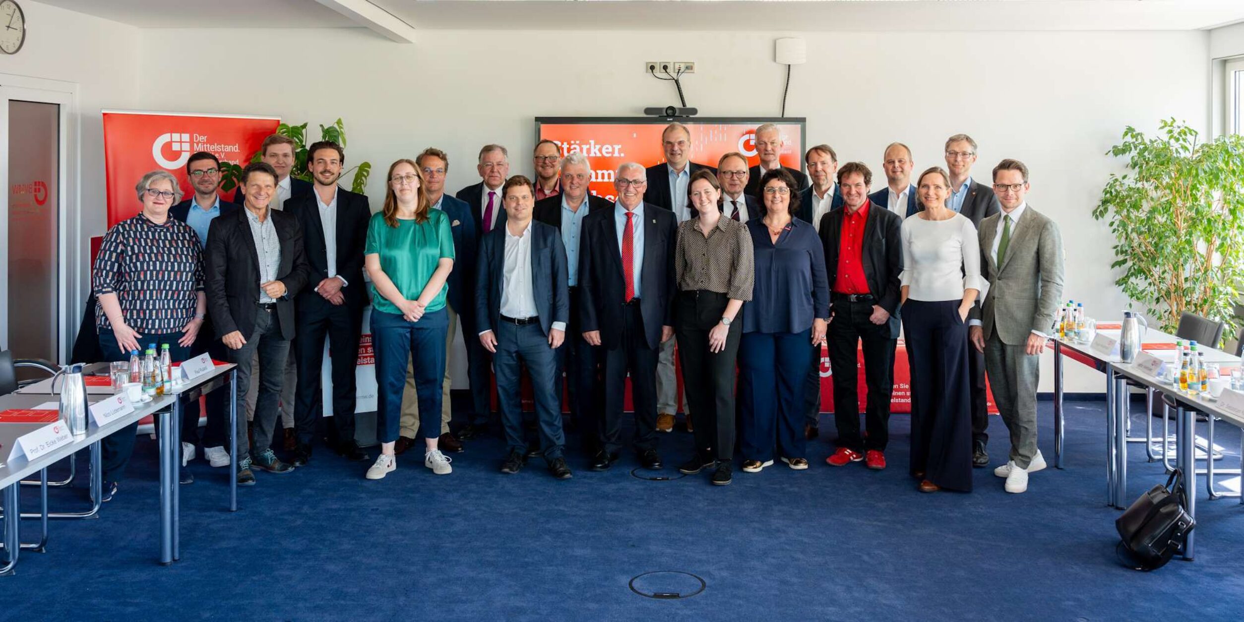 Gruppenbild des Treffens der Vorsitzenden der BVMW-Gremien