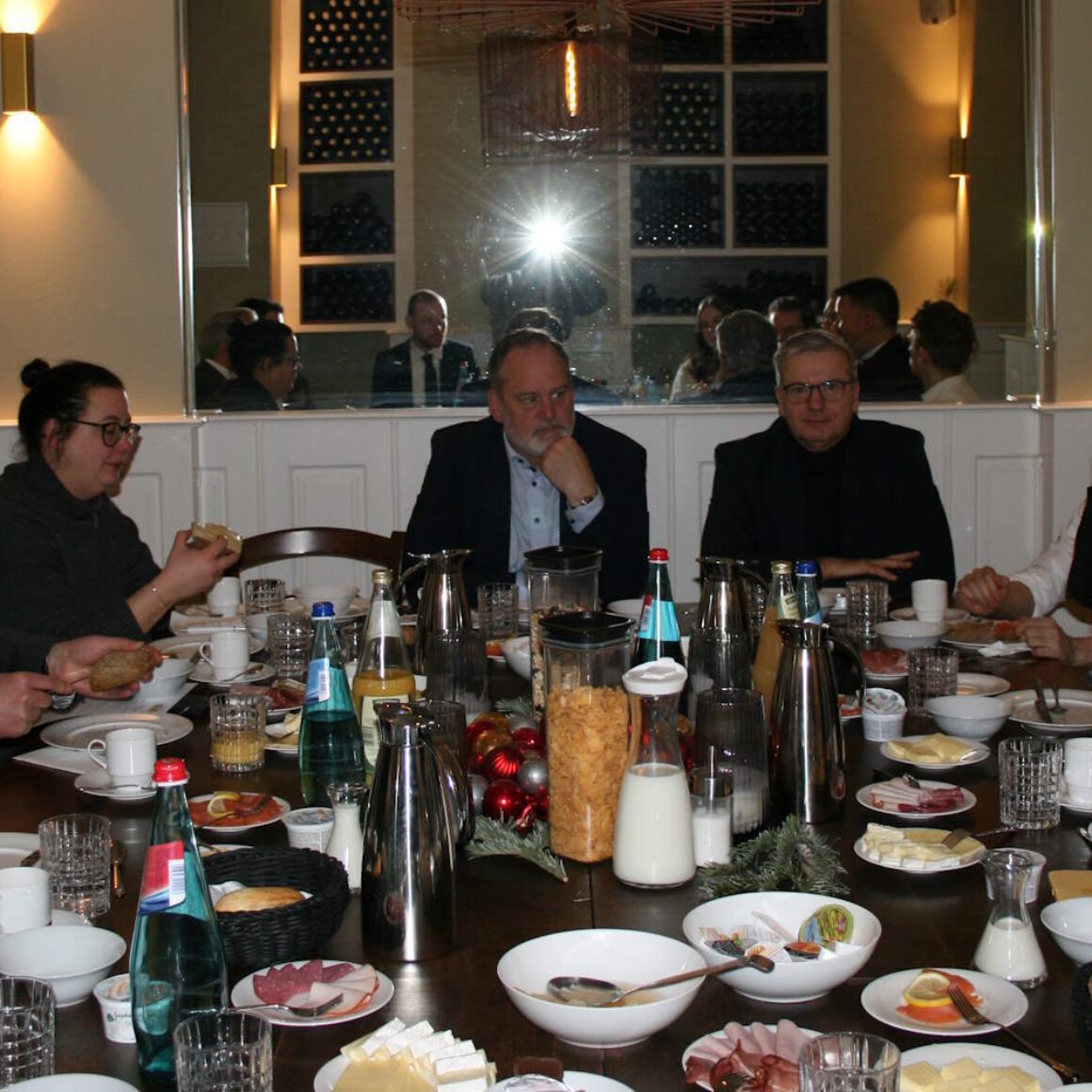 Vertreter der MittelstandsAllianz beim Parlamentarischen Frühstück