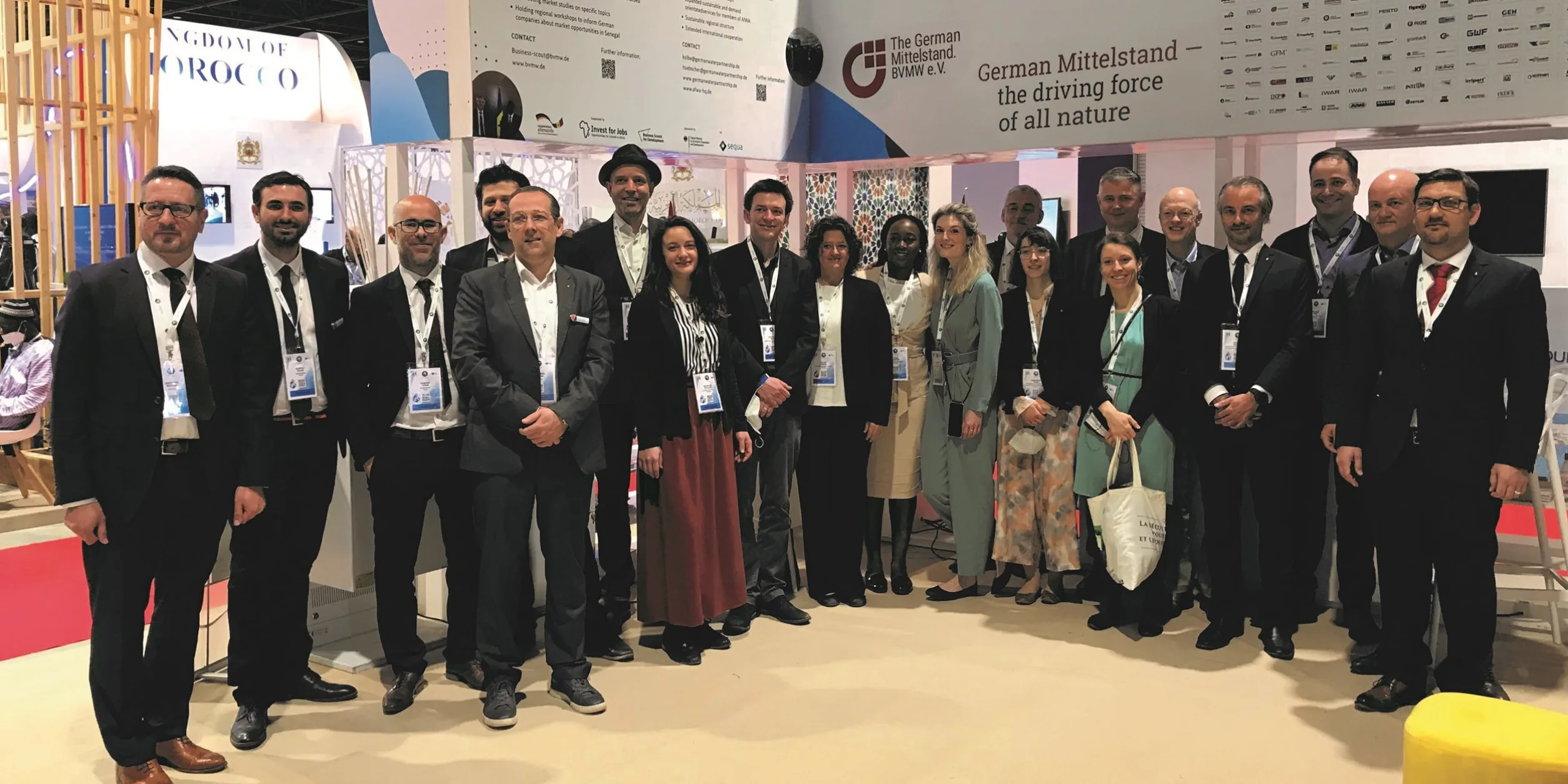 Deutsche Privatwirtschaftsdelegation beim Weltwasserforum in Dakar.