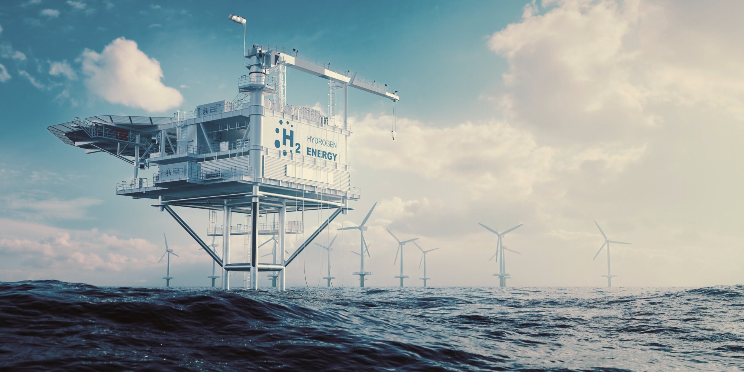 concept art kontrollstation windkraft auf see