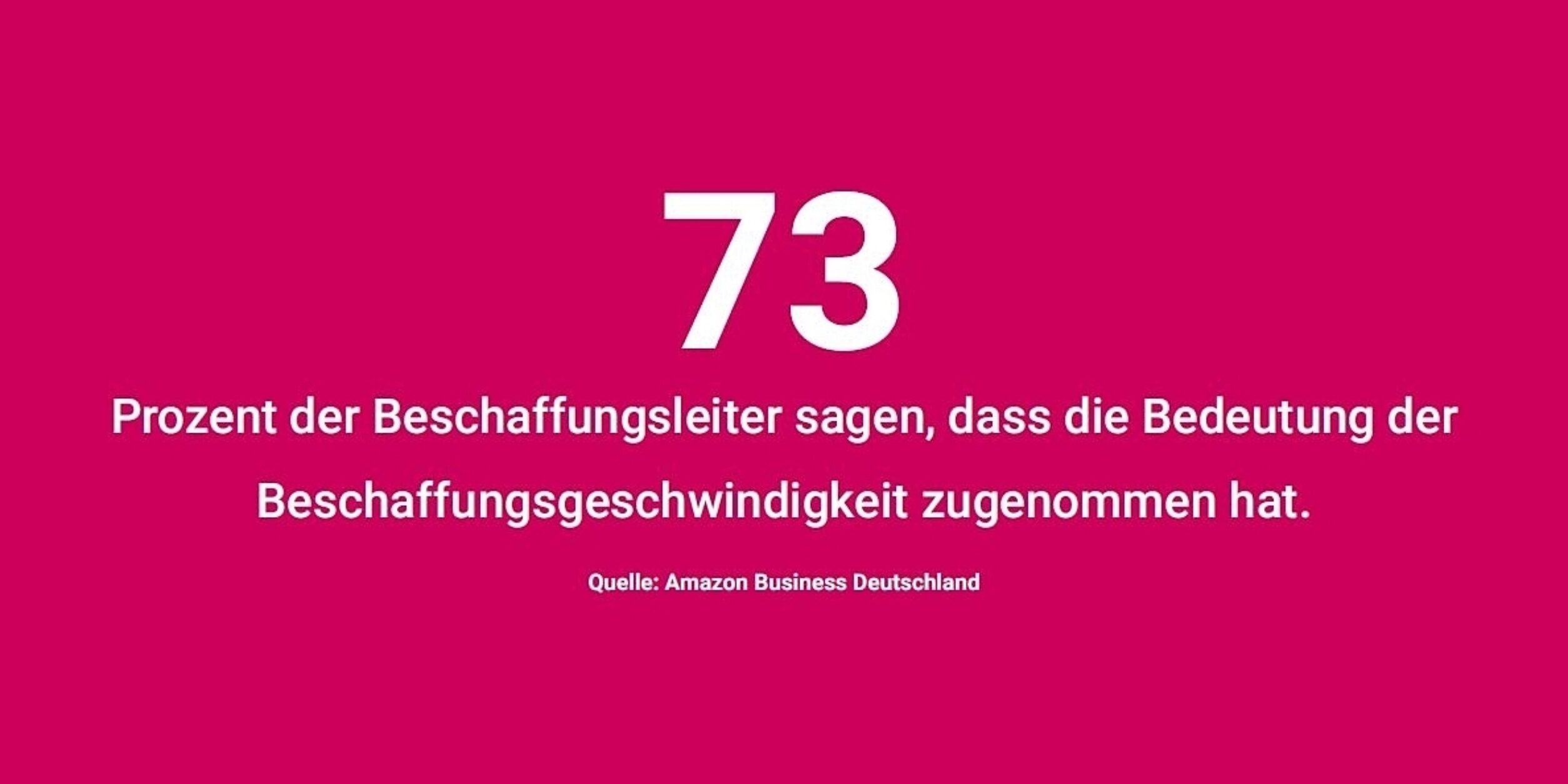 zahlen fakten zu beschaffungsgeschwindigkeit