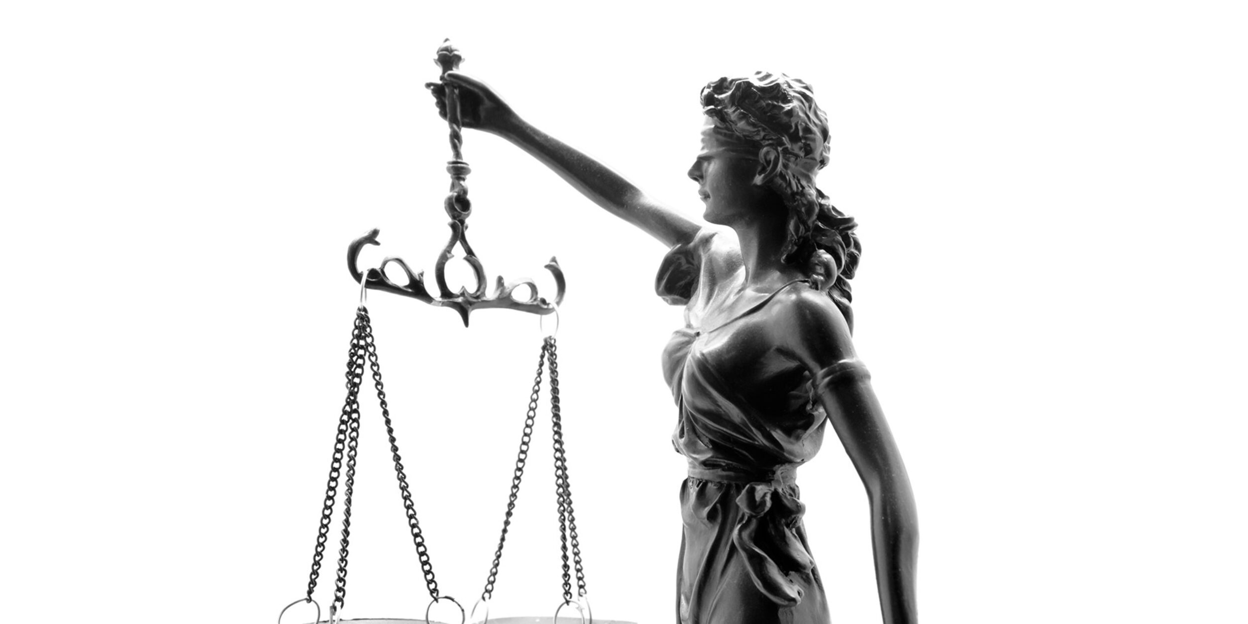 Eine Figur der Justitia