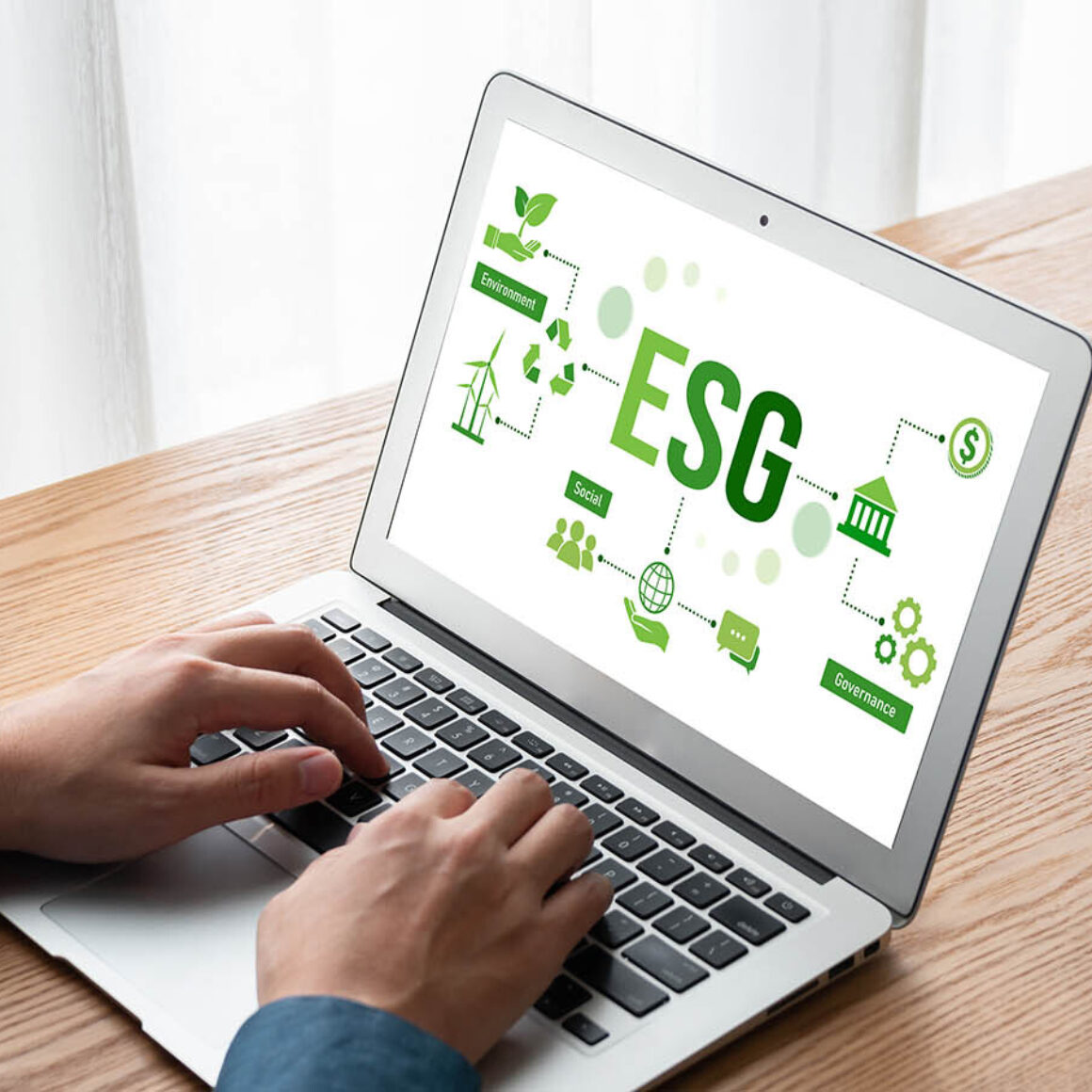 ESG Infografik Computer