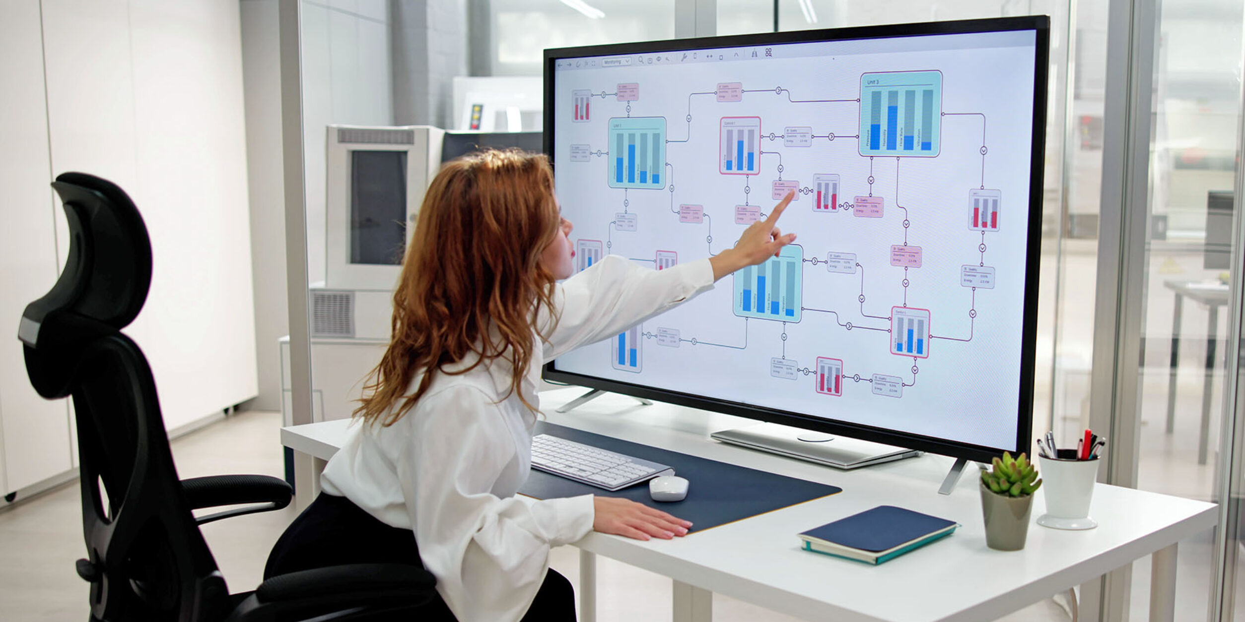 Software-Ingenieur im Büro