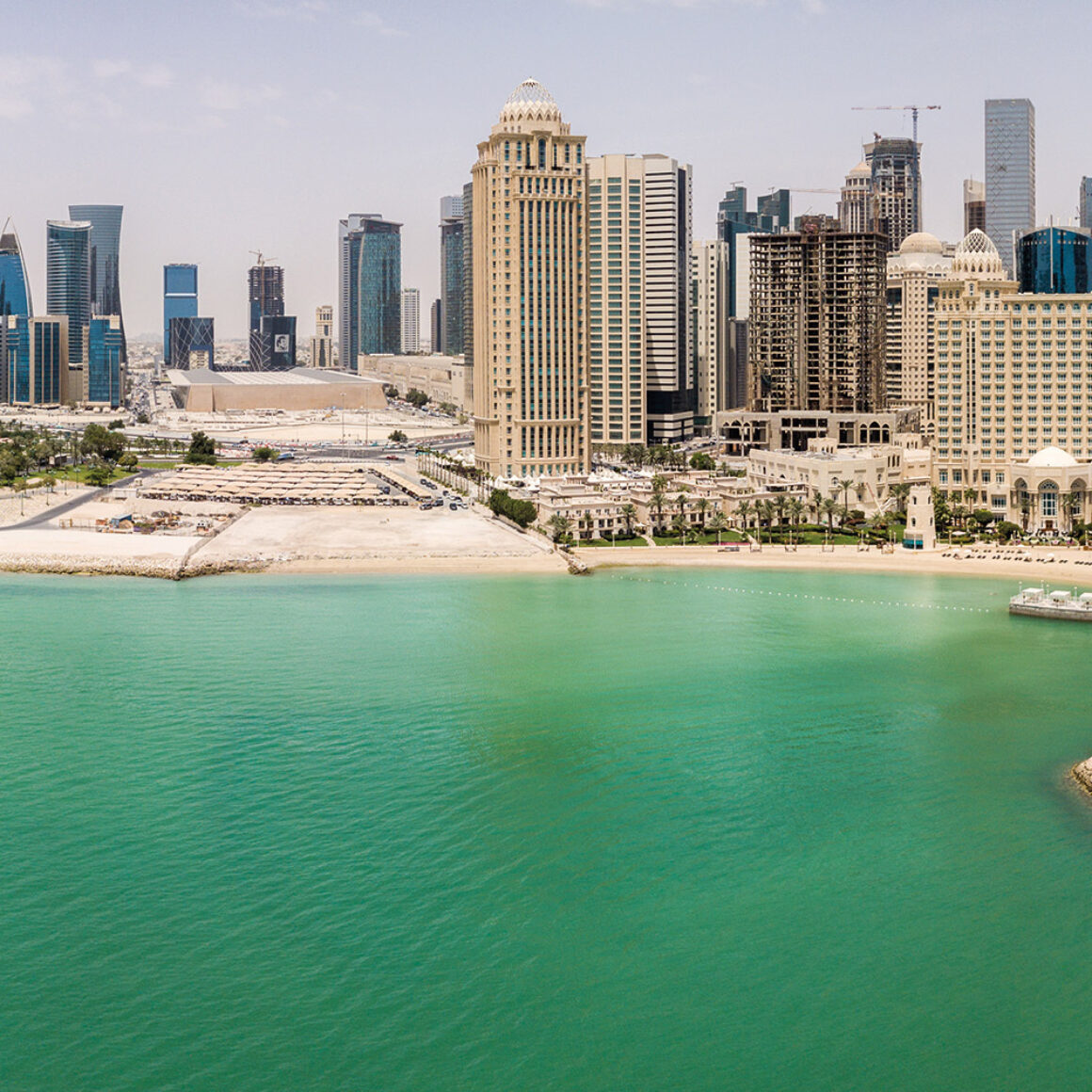 Blick auf Doha, die Hauptstadt von Katar