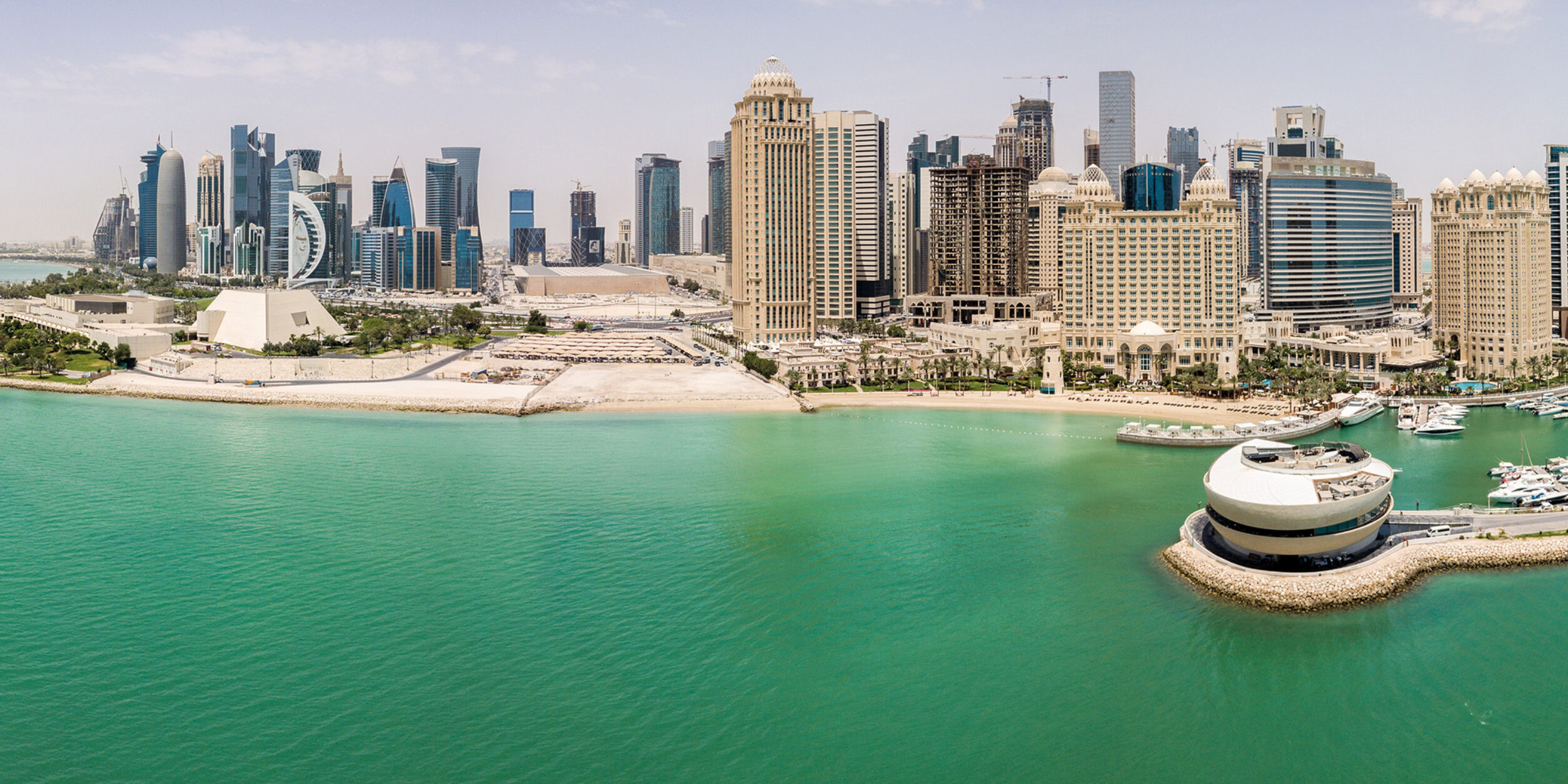 Blick auf Doha, die Hauptstadt von Katar