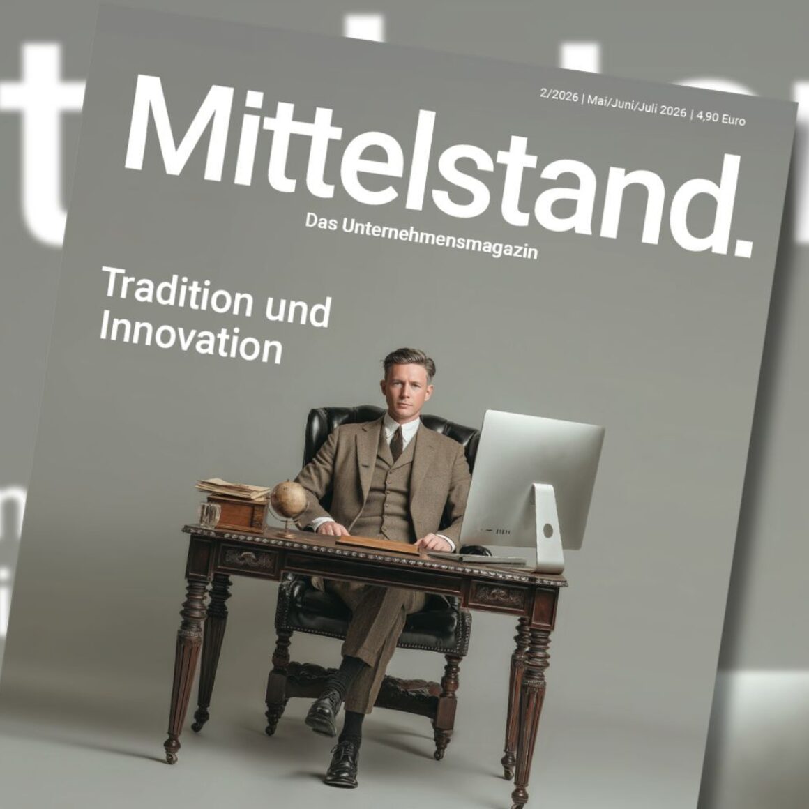 Titelbild der Ausgabe 2/2026 des BVMW-Magazins „Mittelstand. Das Unternehmensmagazin“