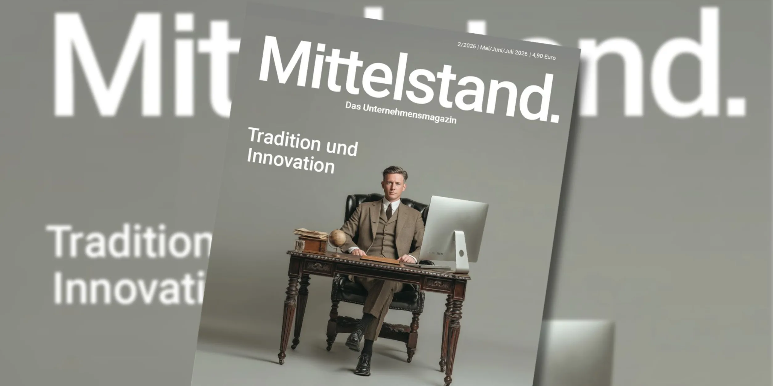 Titelbild der Ausgabe 2/2026 des BVMW-Magazins „Mittelstand. Das Unternehmensmagazin“