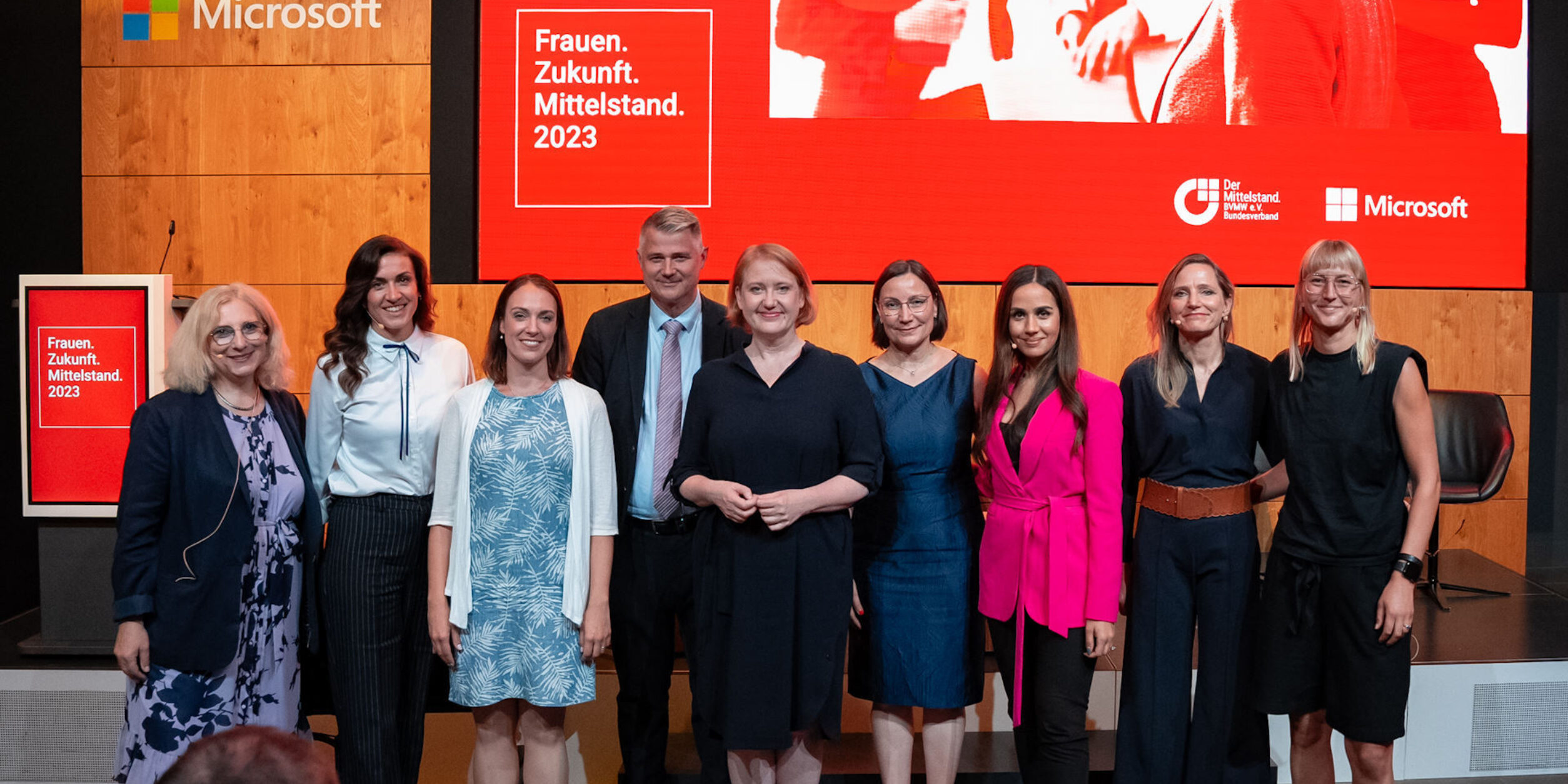 Gruppenbild Veranstaltung Frauen. Zukunft. Mittelstand. 2023