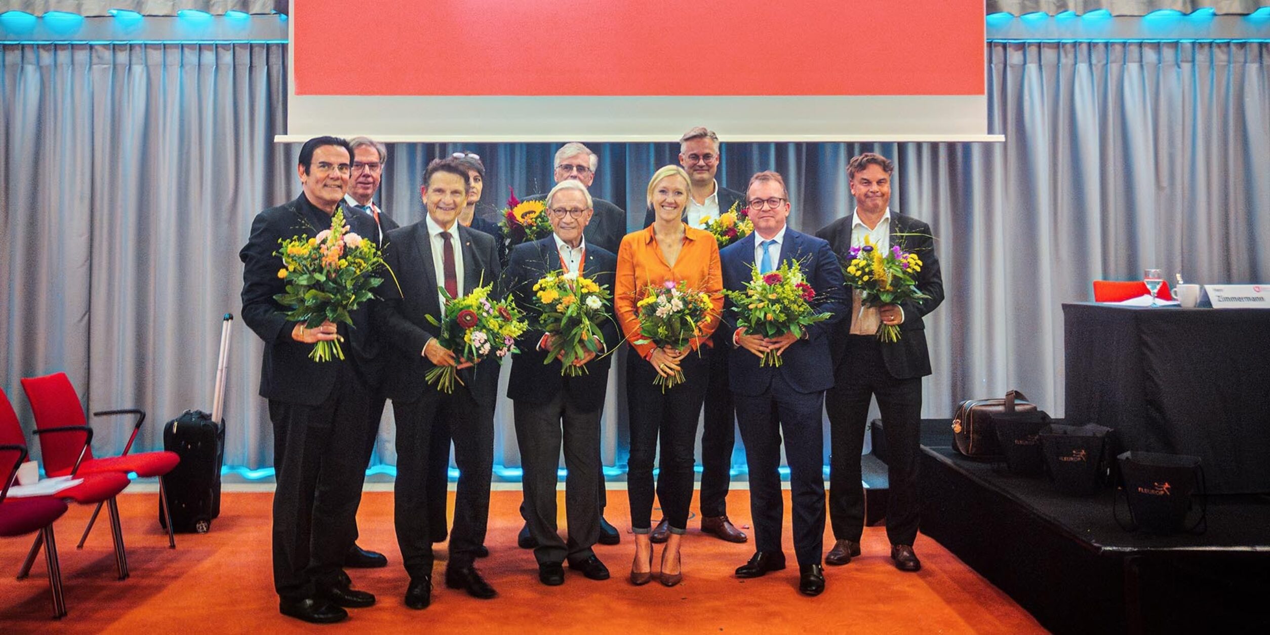 Mitglieder des neuen Präsidiums