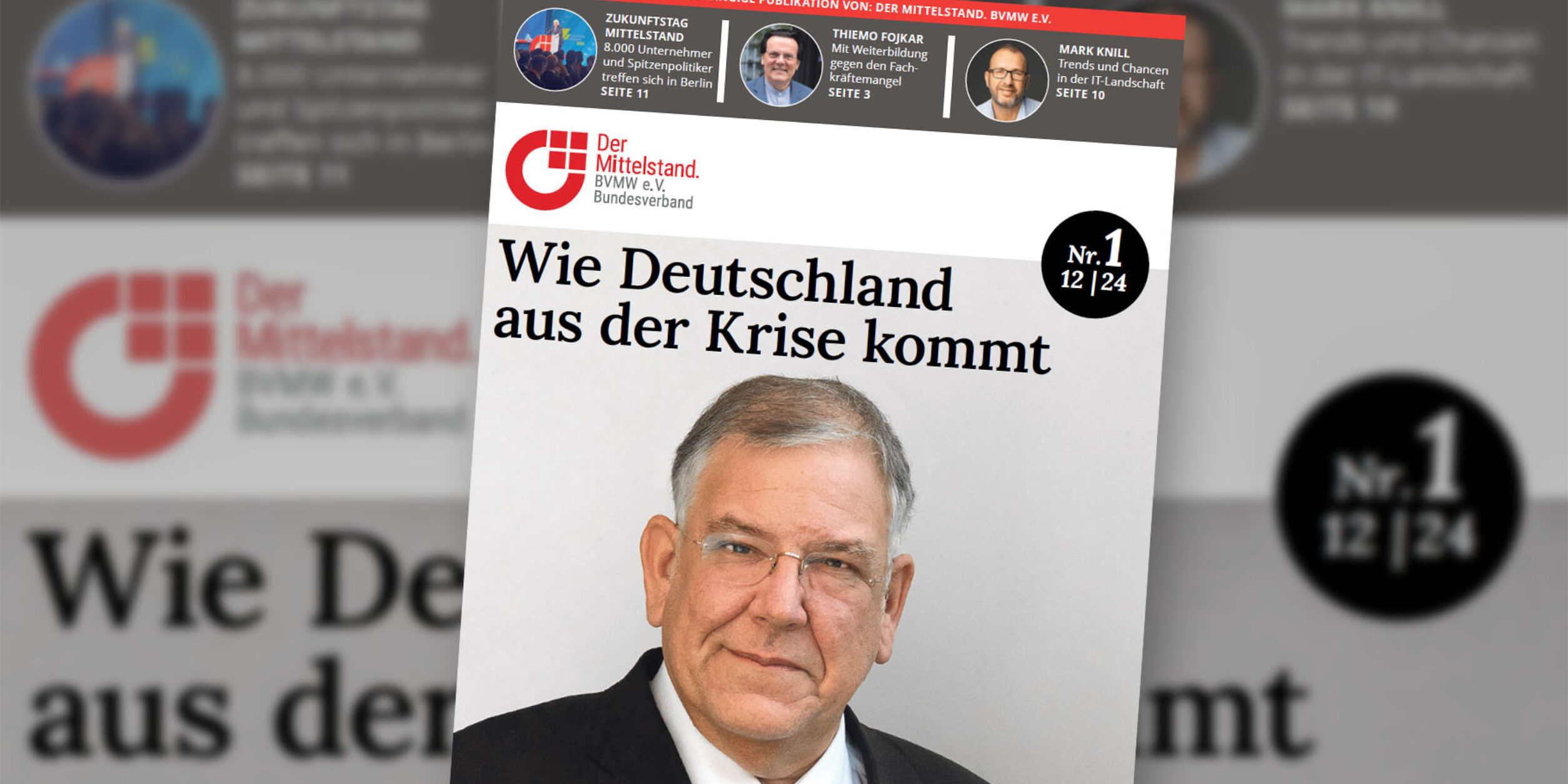 BVMW-Publikation "Wie Deutschland aus der Krise kommt" im Handelsblatt 12.12.2024