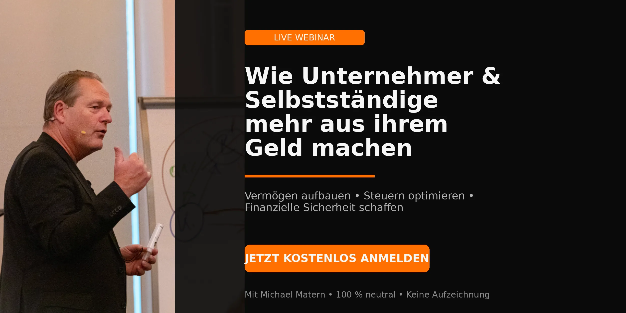 Webinar premium dark