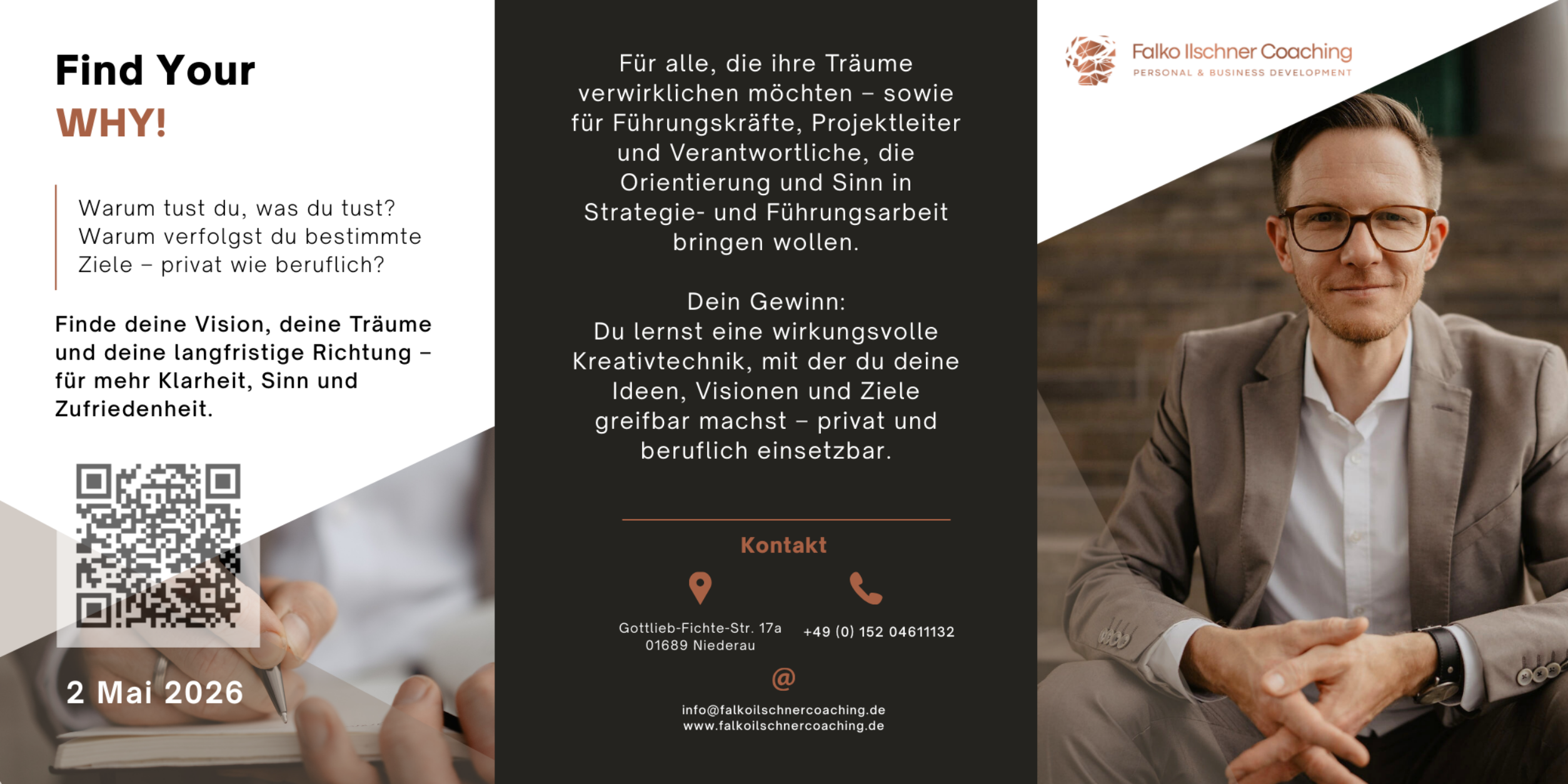 FLYER Seminare BVMW Seite 25 08 x 12 54 cm Find Your WHY