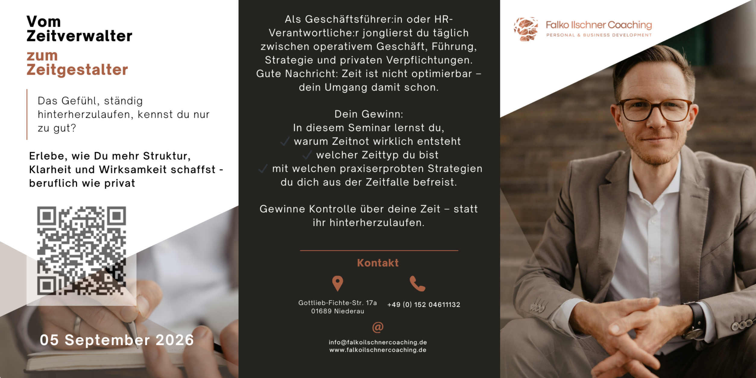 FLYER Seminare BVMW Seite 25 08 x 12 54 cm Zeit und Organisationsmanagement