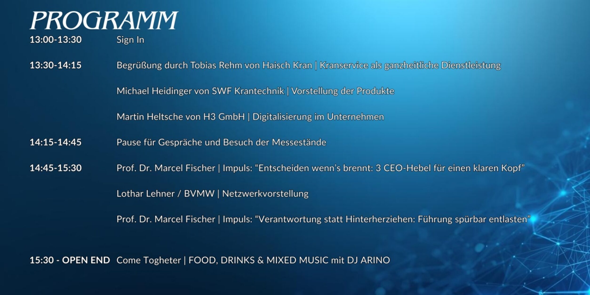 Flyer Programm