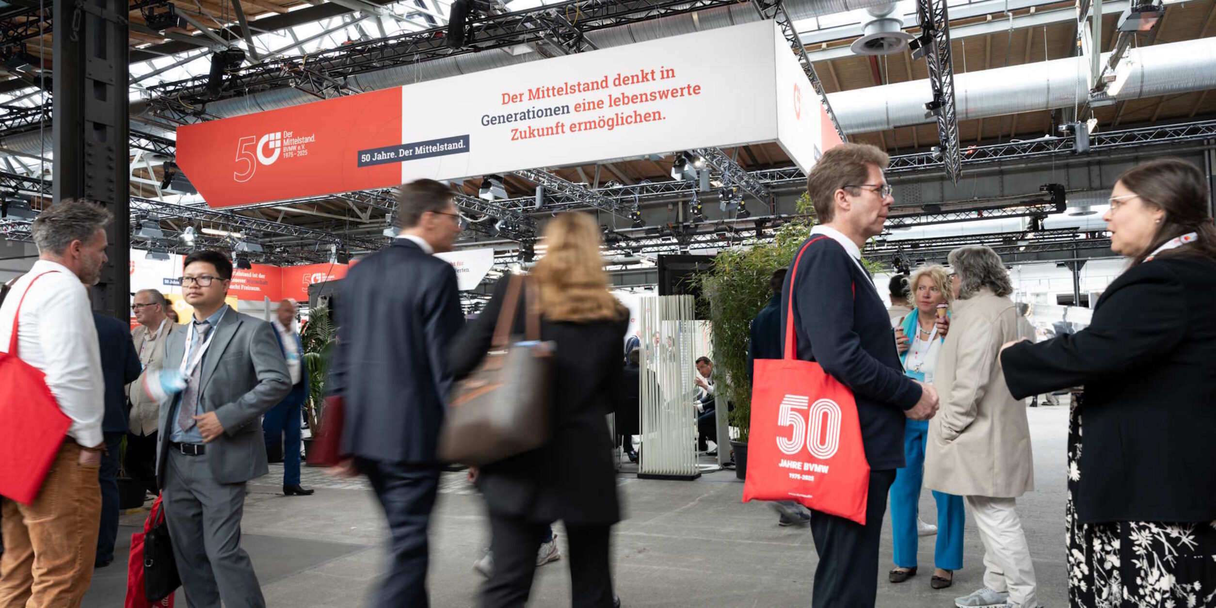 BVMW-Mitglieder auf dem größten Netzwerktreffen des BVMW, dem Zukunftstag Mittelstand