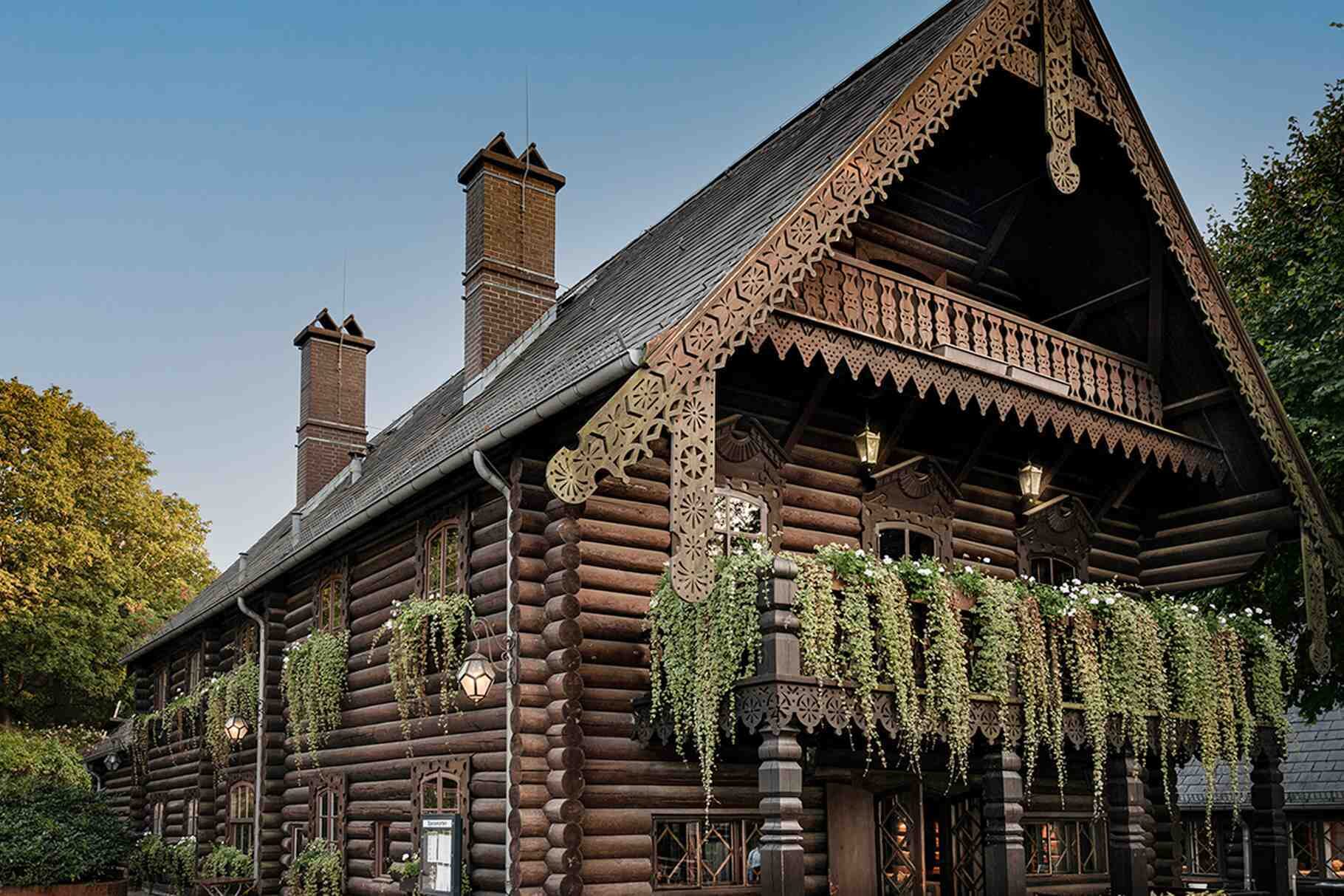 Außenansicht vom Blockhaus Nikolskoe