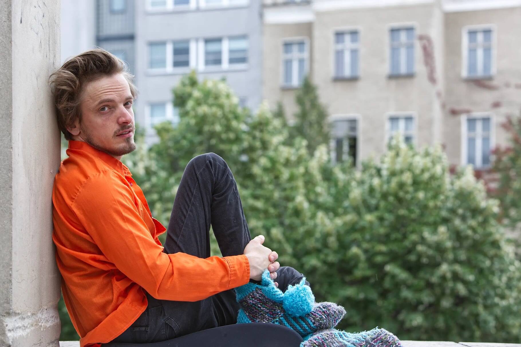 Ein Schauspieler von „Rollenfang“ im Portrait