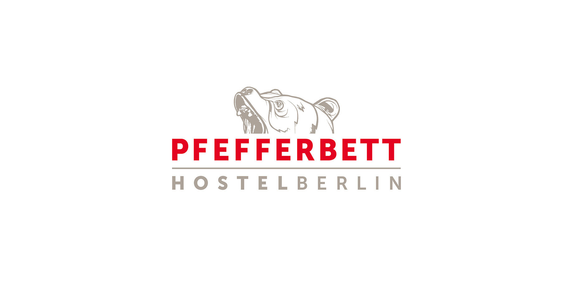 Logo Pfefferbett red warmgrey