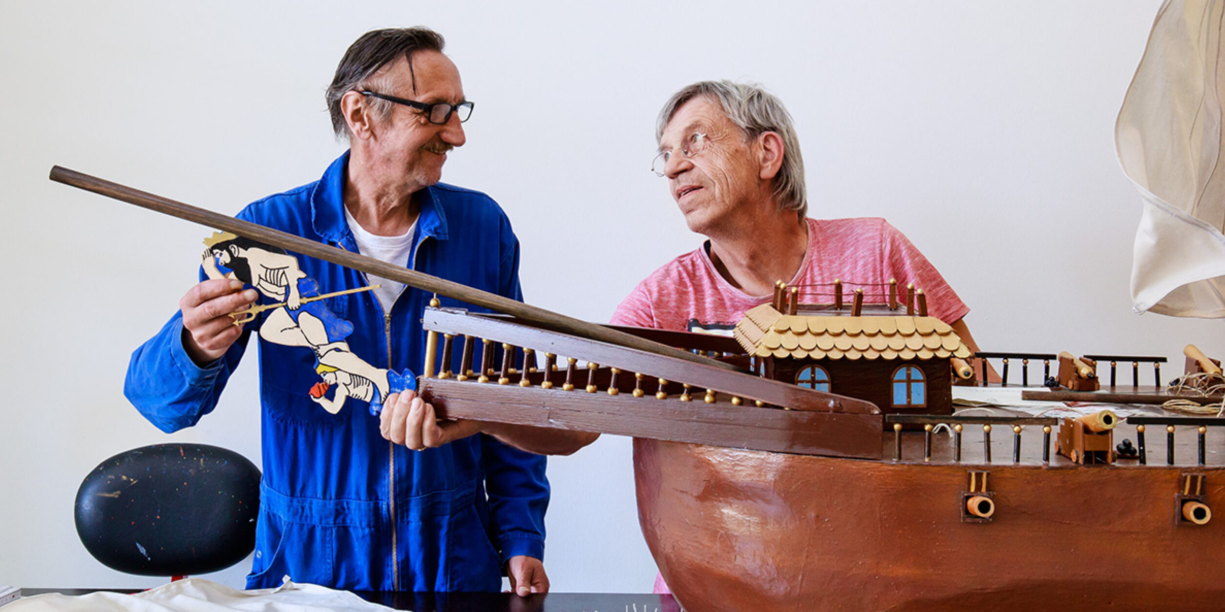 Zwei Klienten der VIA Perspektiven