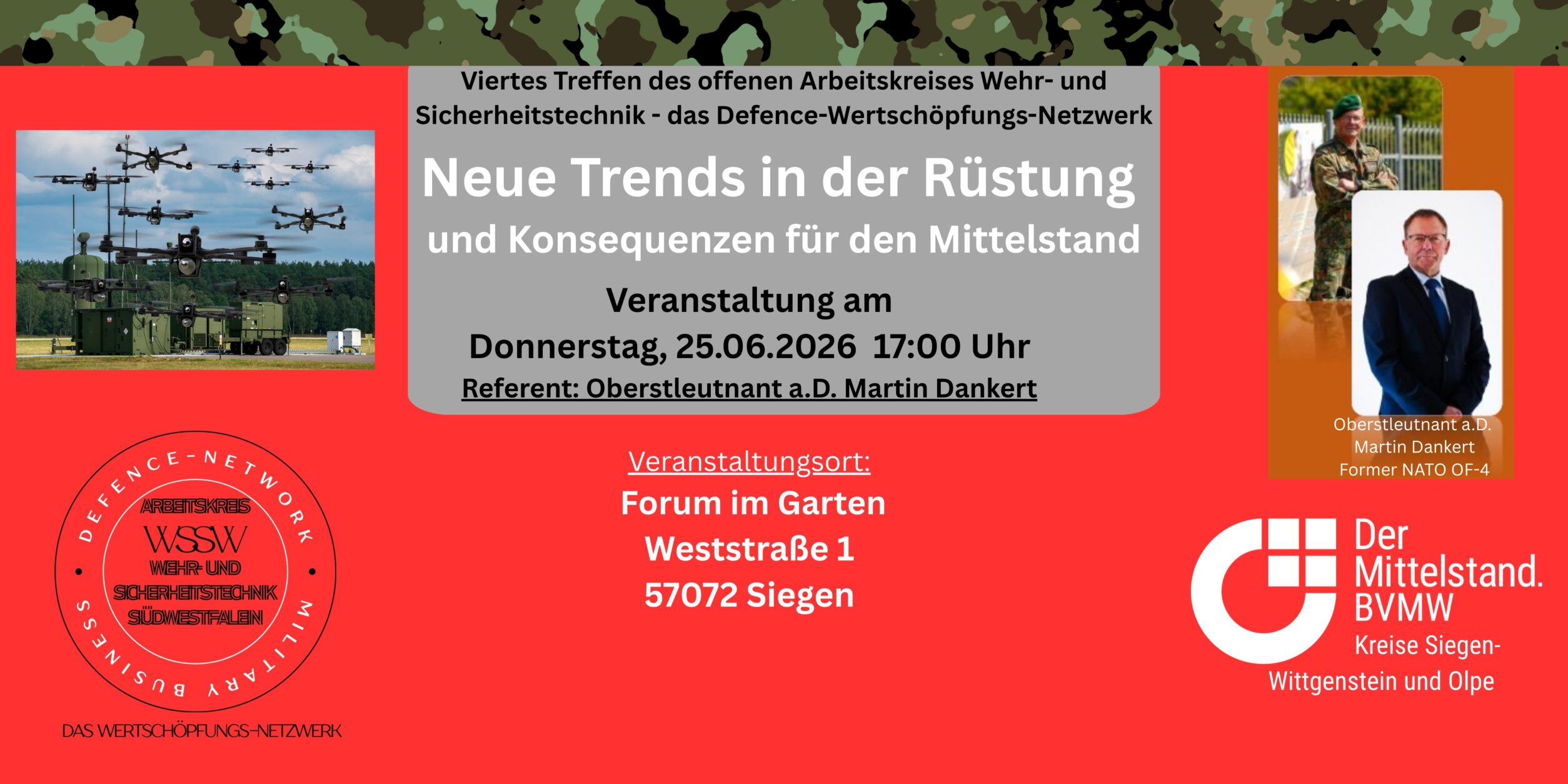 Header Neue Trends in der Rüstung und Konsequenzen für den Mittelstand