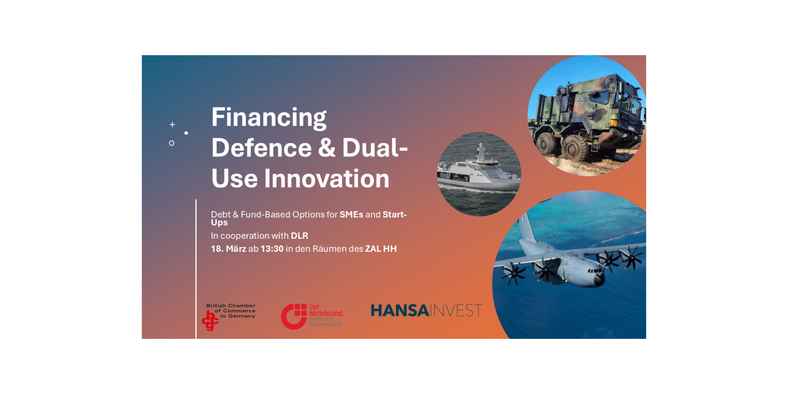 Header Finanzierung von Verteidigungs- & Dual-Use-Innovationen