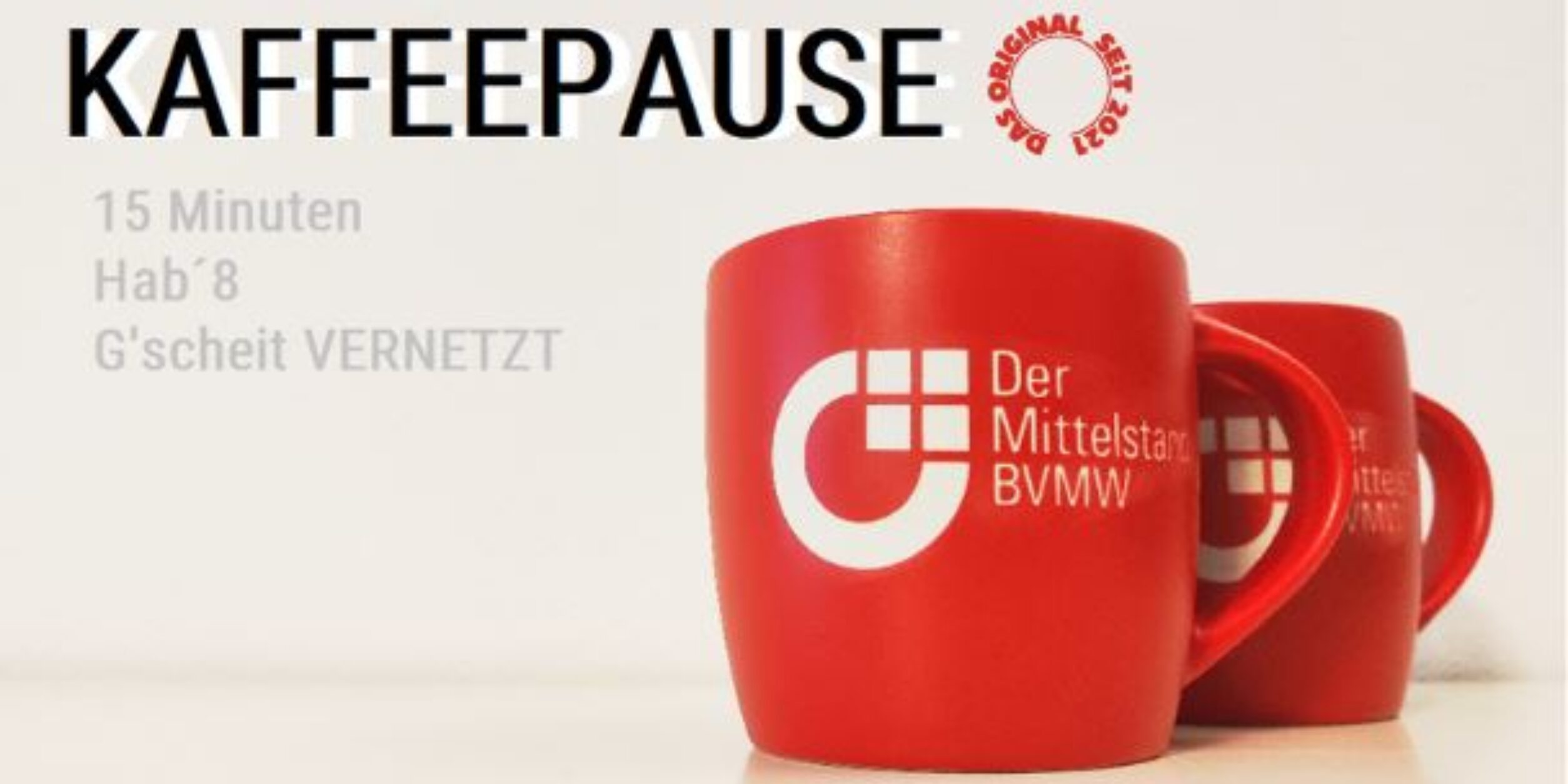 Header KAFFEEPAUSE. Ohne AQAP kein Auftrag