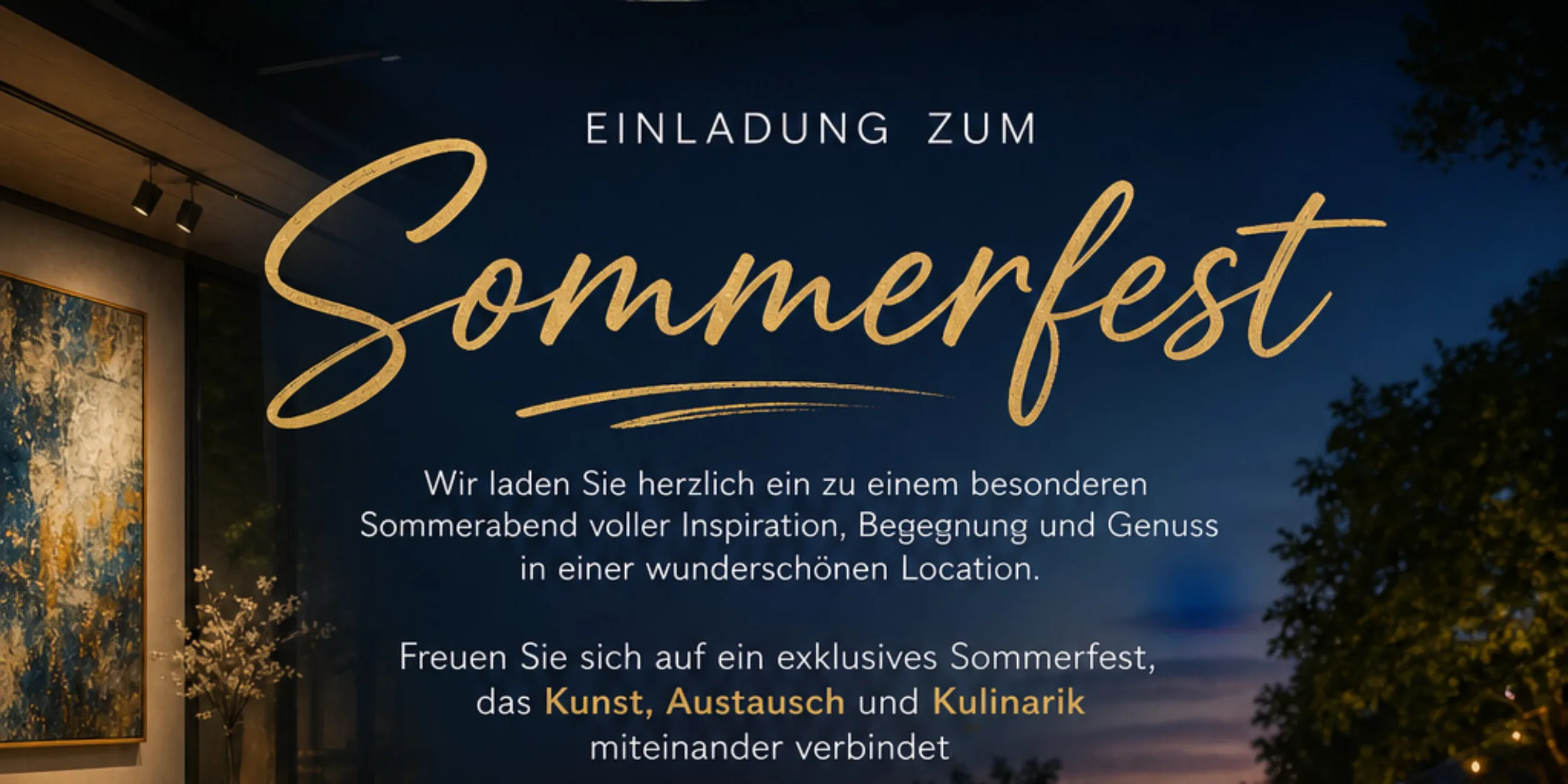 Header Einladung zum Sommerfest
