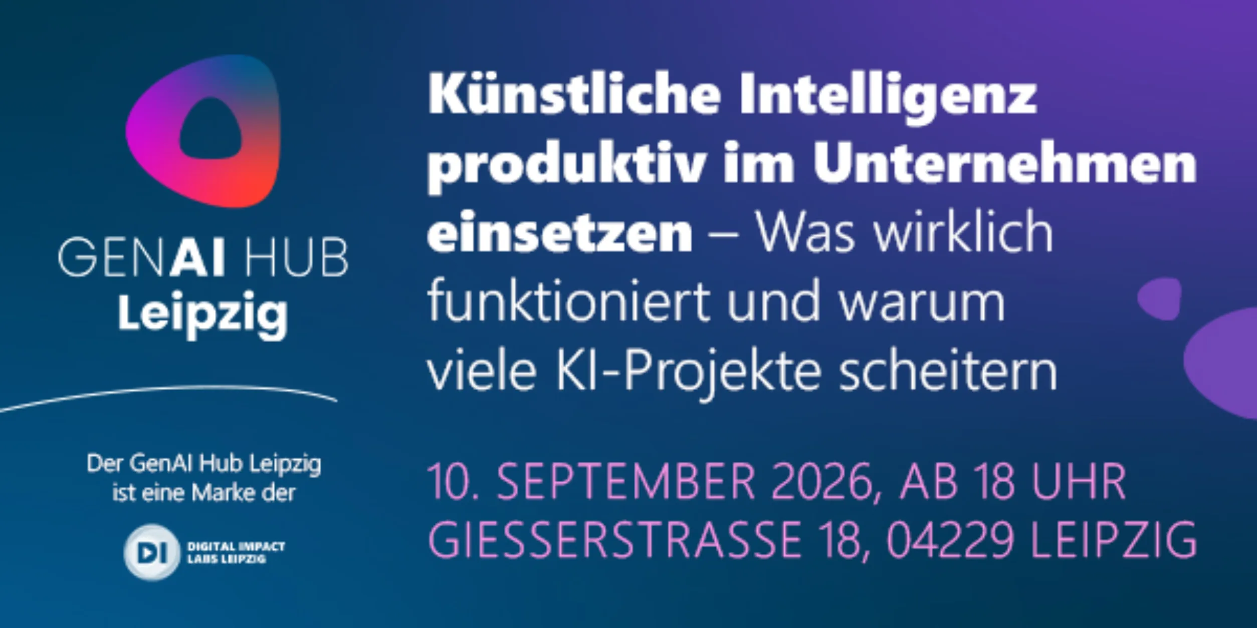 Header KI produktiv im Unternehmen einsetzen