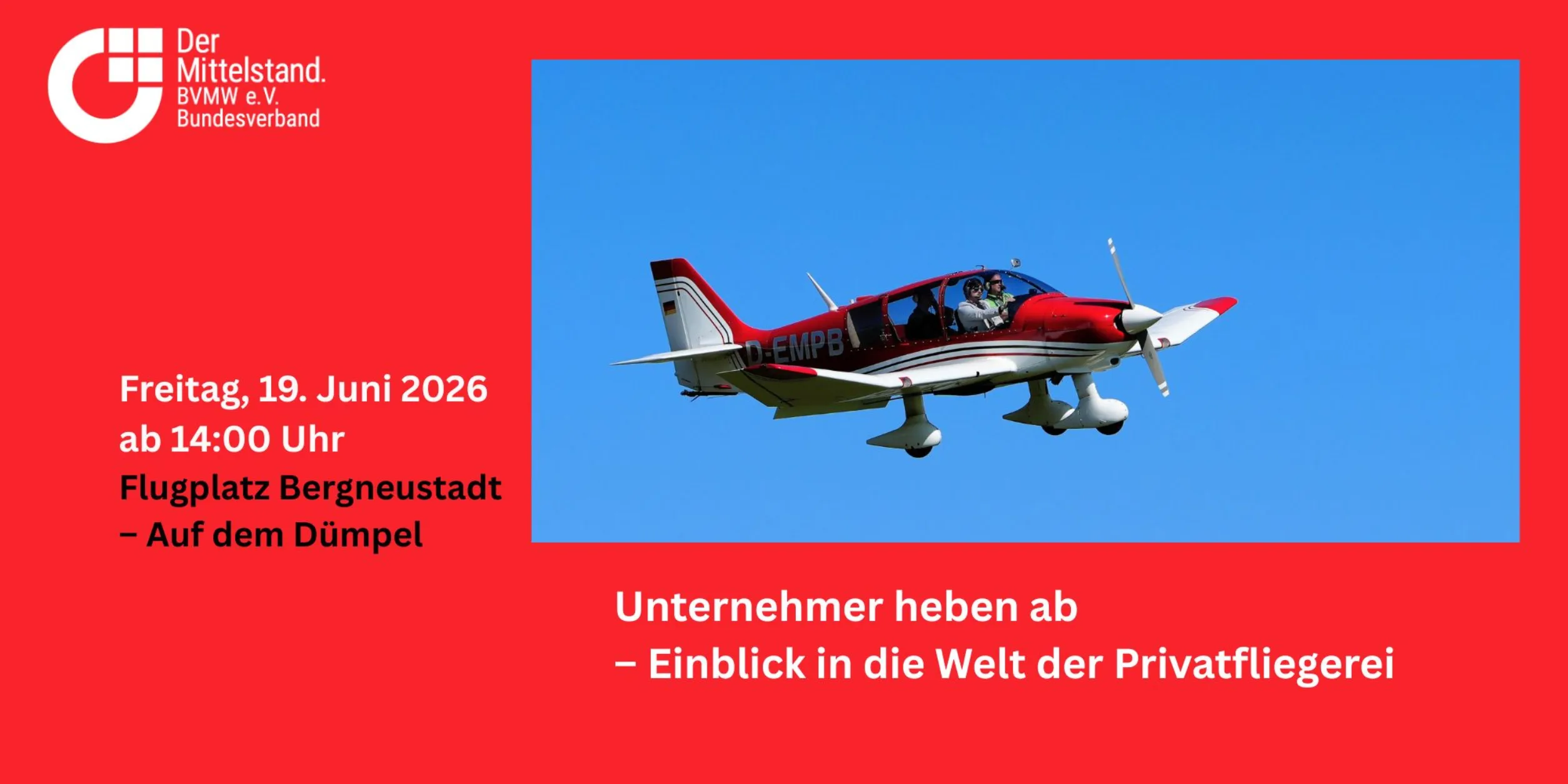Header Unternehmer heben ab – Einblick in die Welt der Privatfliegerei