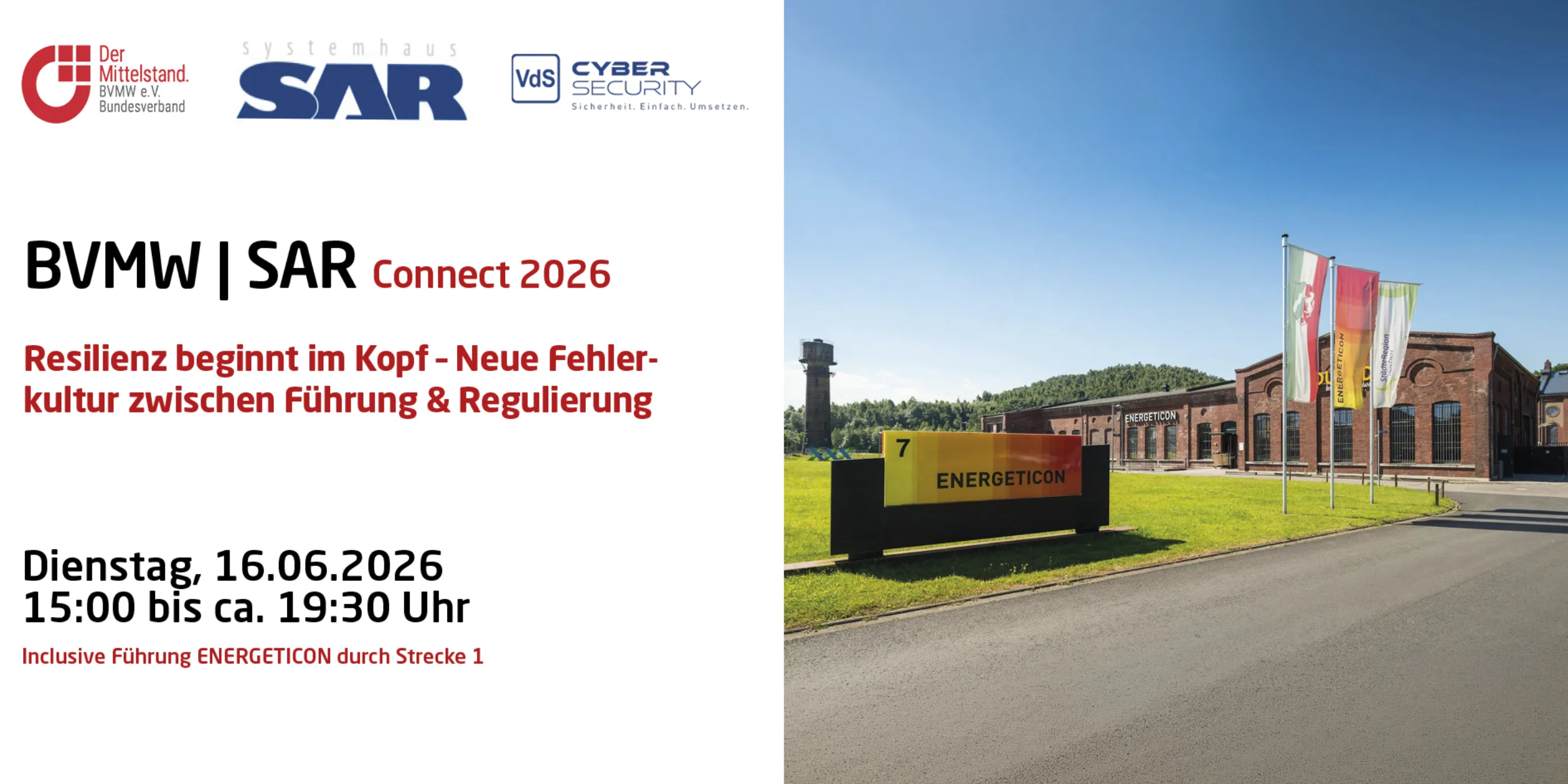 Header SAR Connect 2026  Resilienz beginnt im Kopf – Neue Fehlerkultur zwischen Führung & Regulierung