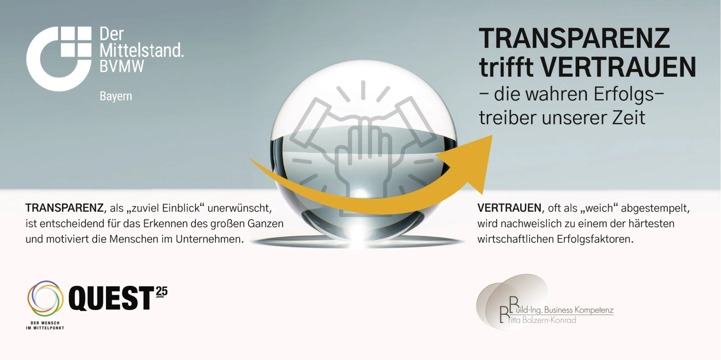 Header TRANSPARENZ trifft VERTRAUEN