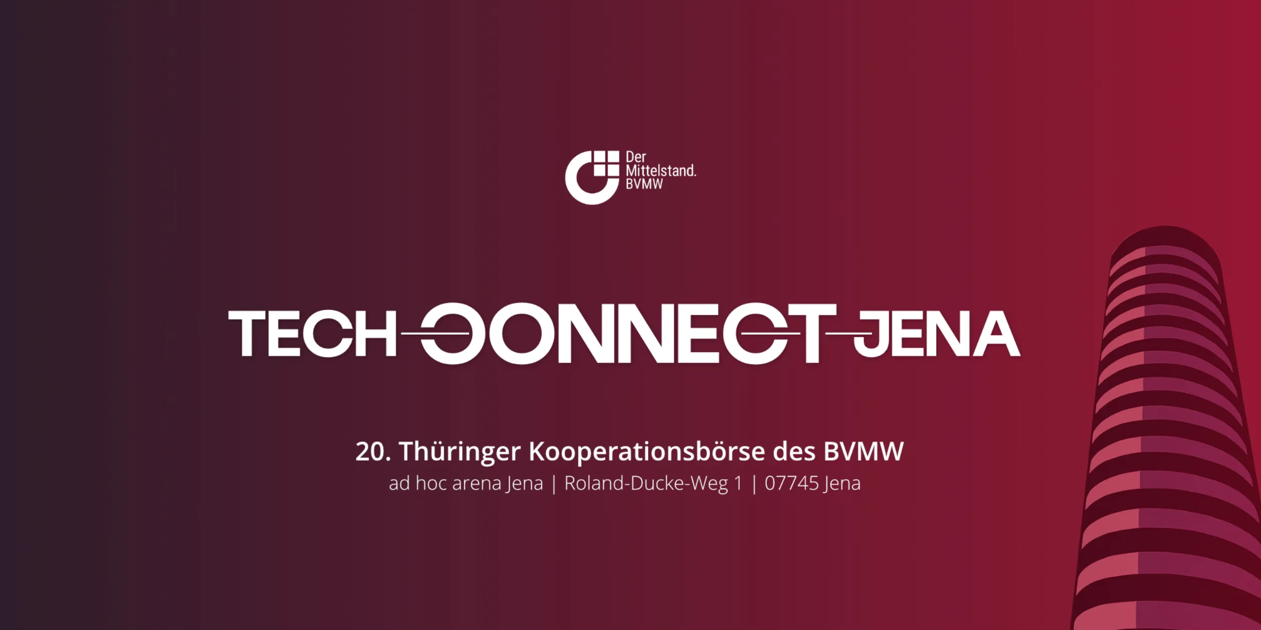 Header 20. BVMW-Kooperationsbörse „TechConnect Jena“