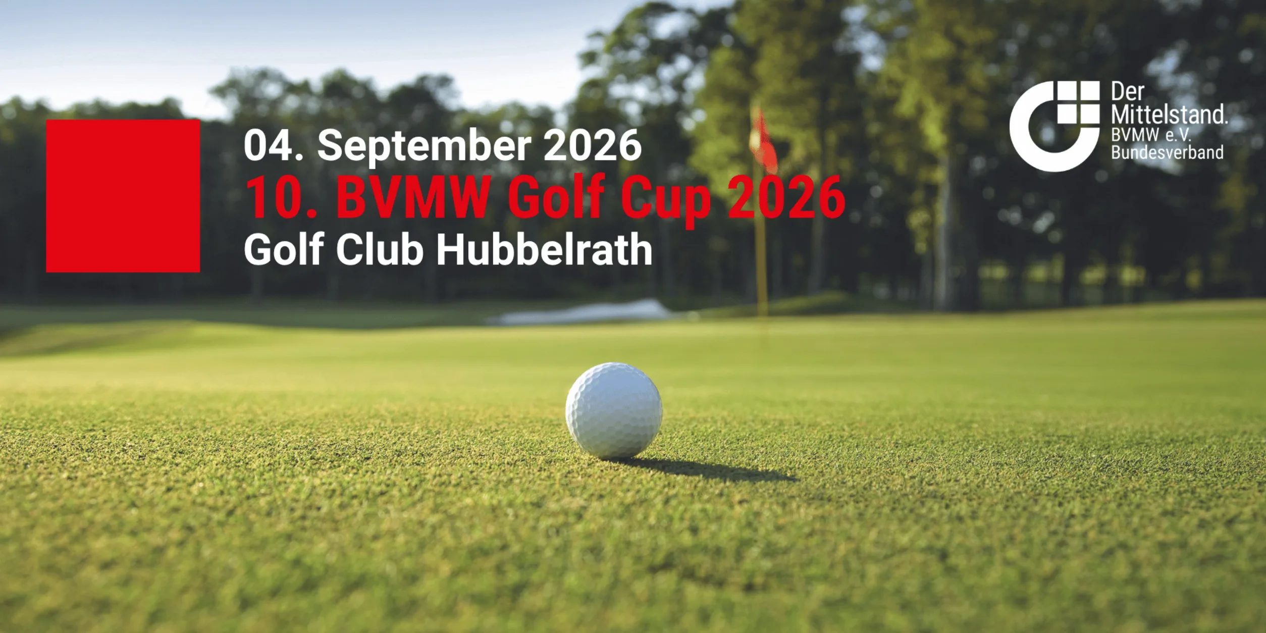 Header 10. BVMW Golf Cup Düsseldorf - Im Golf Club Hubbelrath