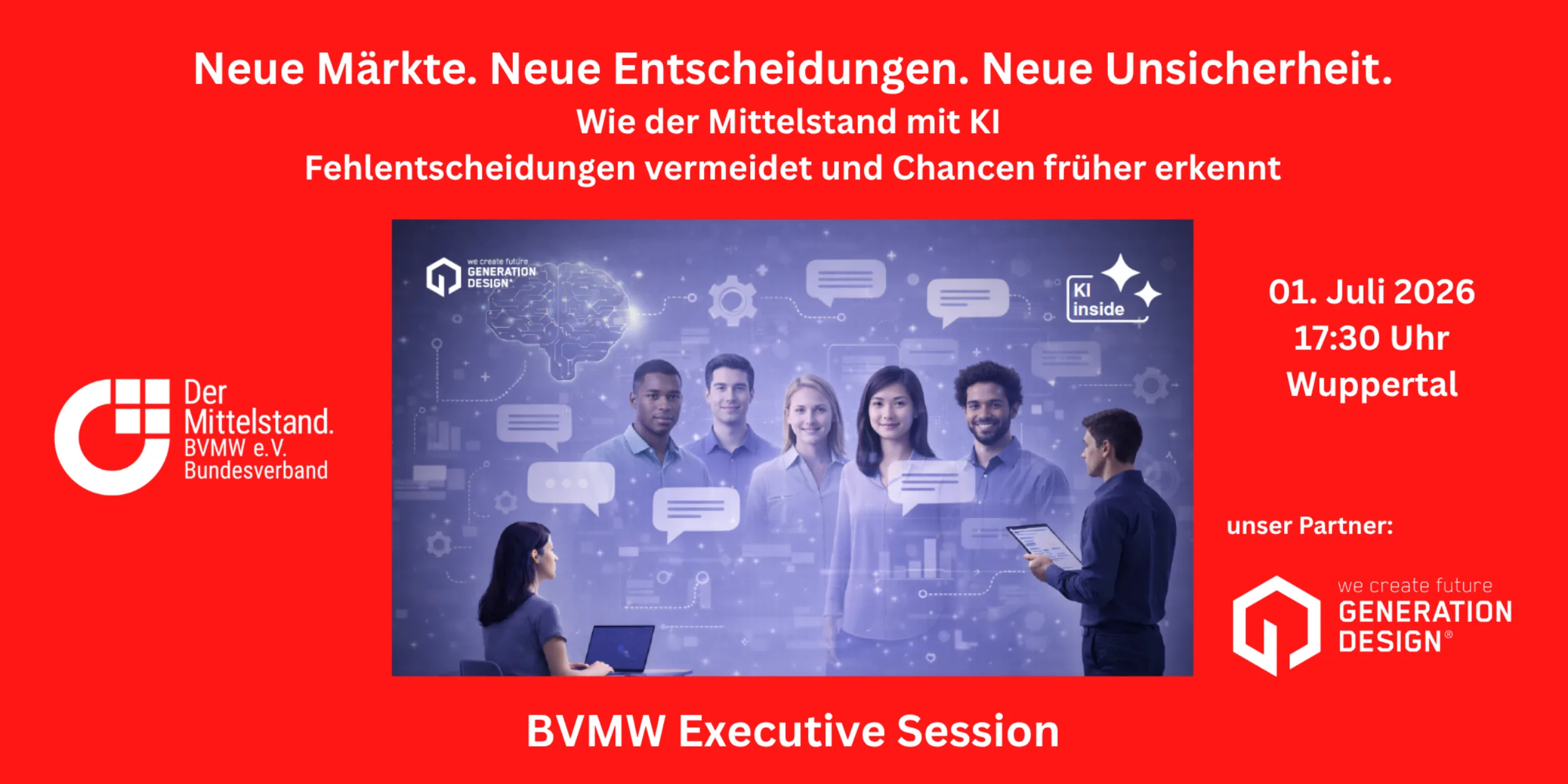 Header Neue Märkte. Neue Entscheidungen. Neue Unsicherheit.