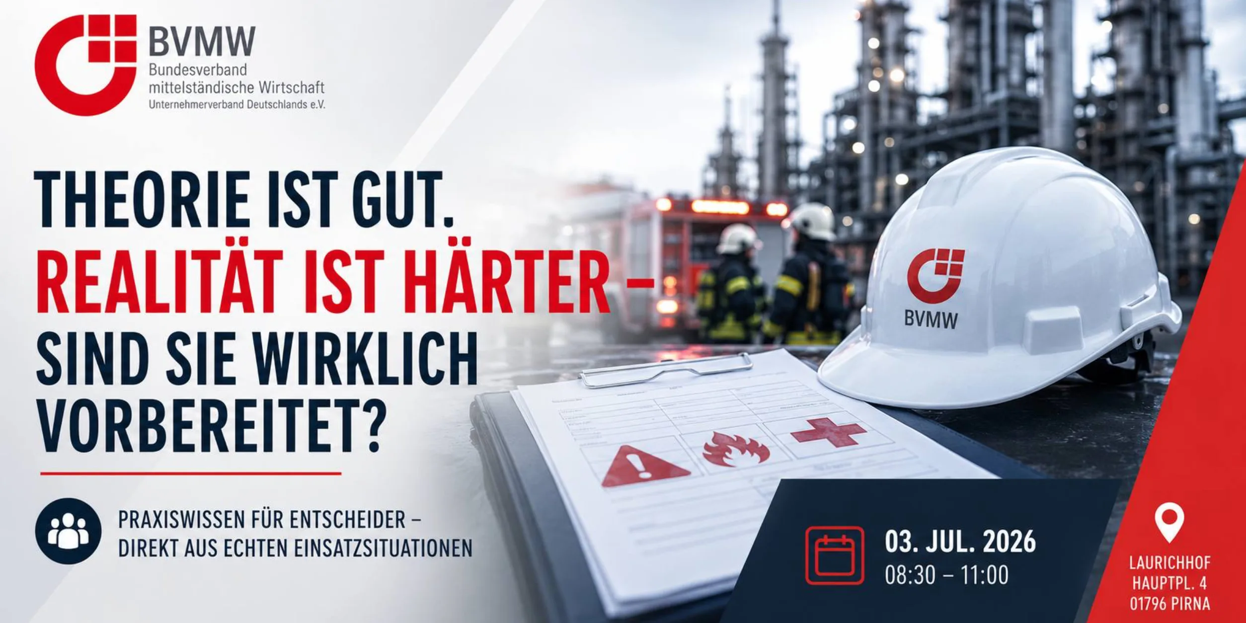 Header Theorie ist gut. Realität ist härter – sind Sie wirklich vorbereitet?