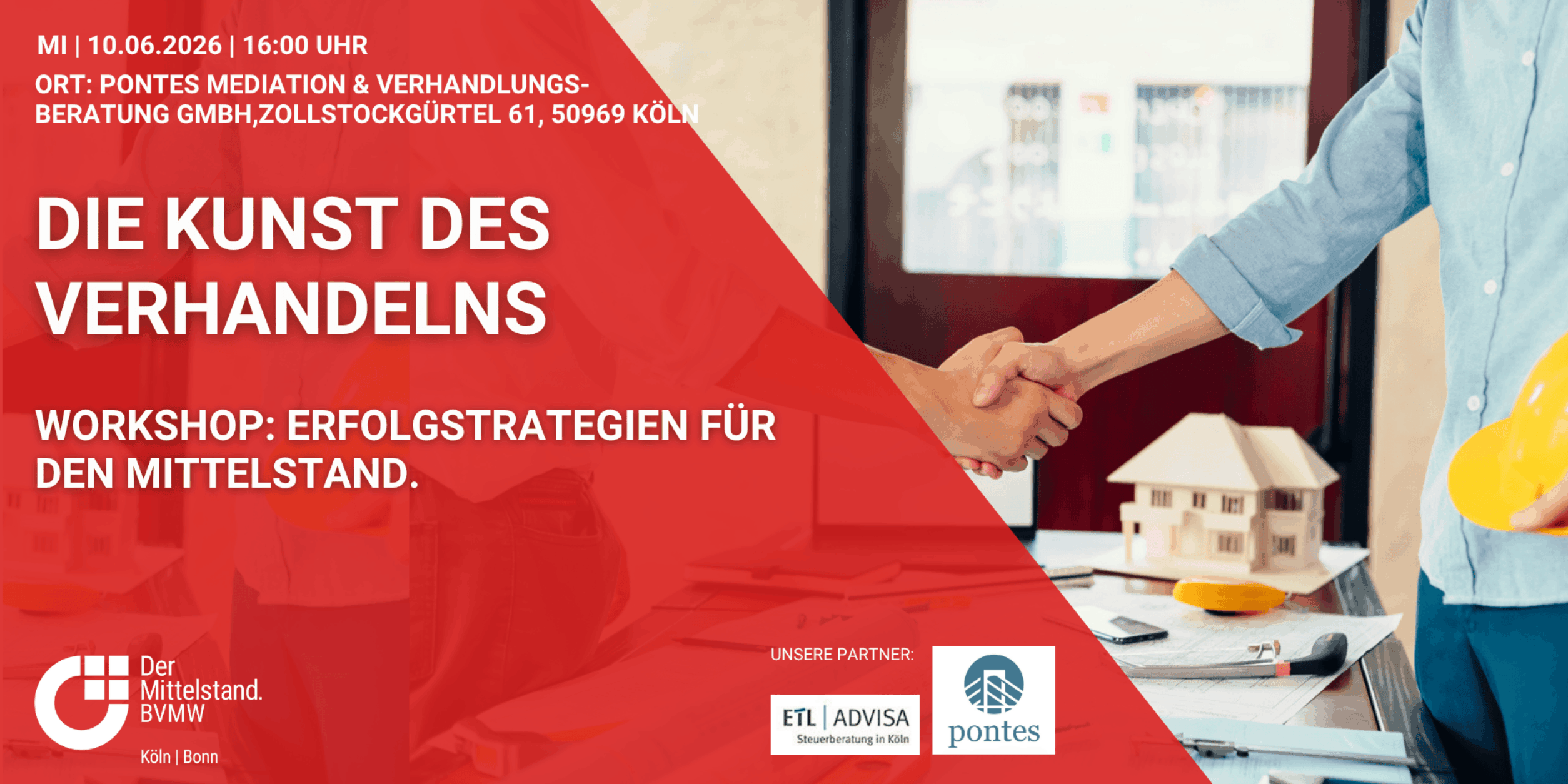 Header Die Kunst des Verhandelns - Erfolgsstrategien für den Mittelstand