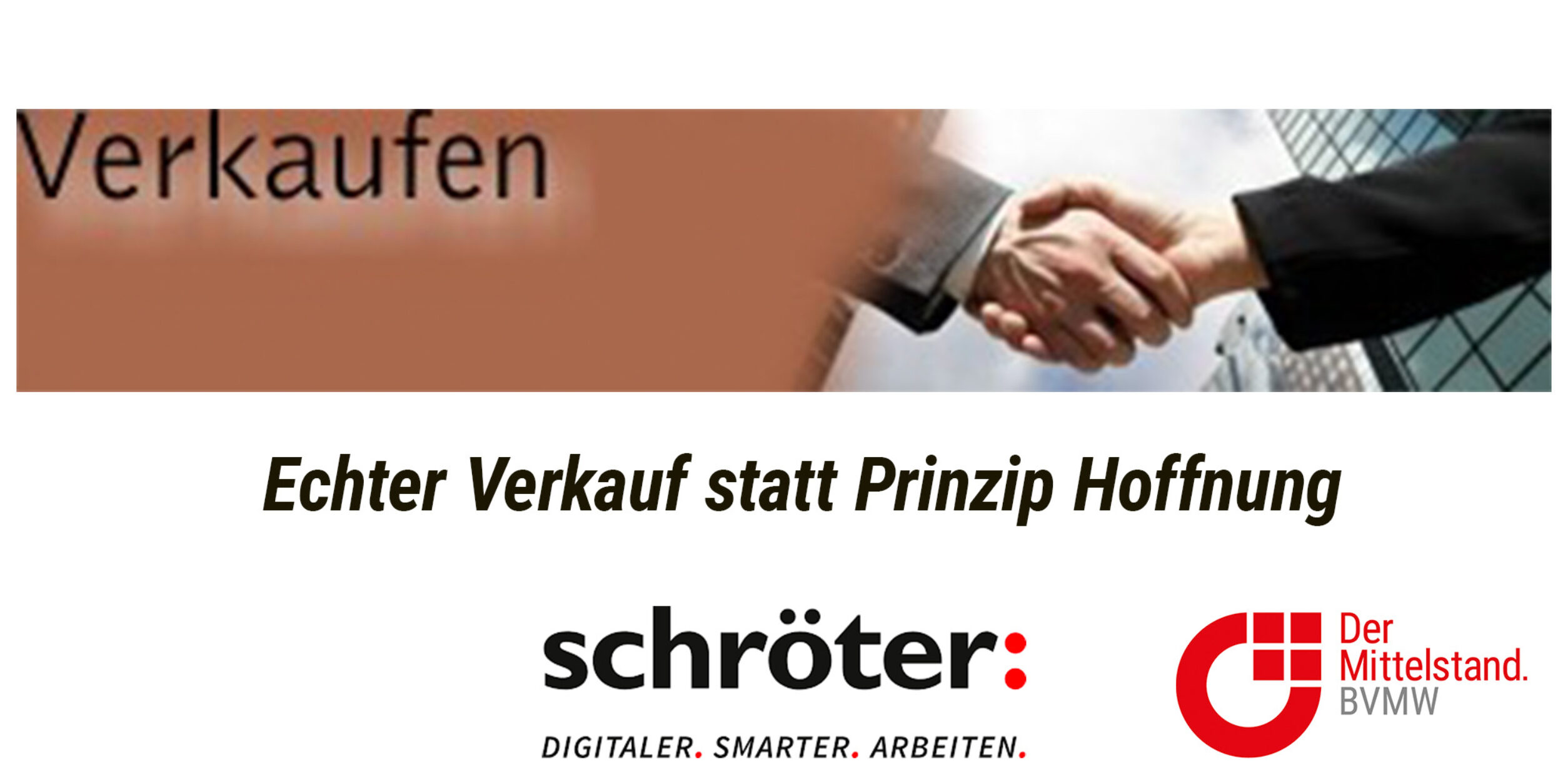 Header Echter Verkauf statt Prinzip Hoffnung