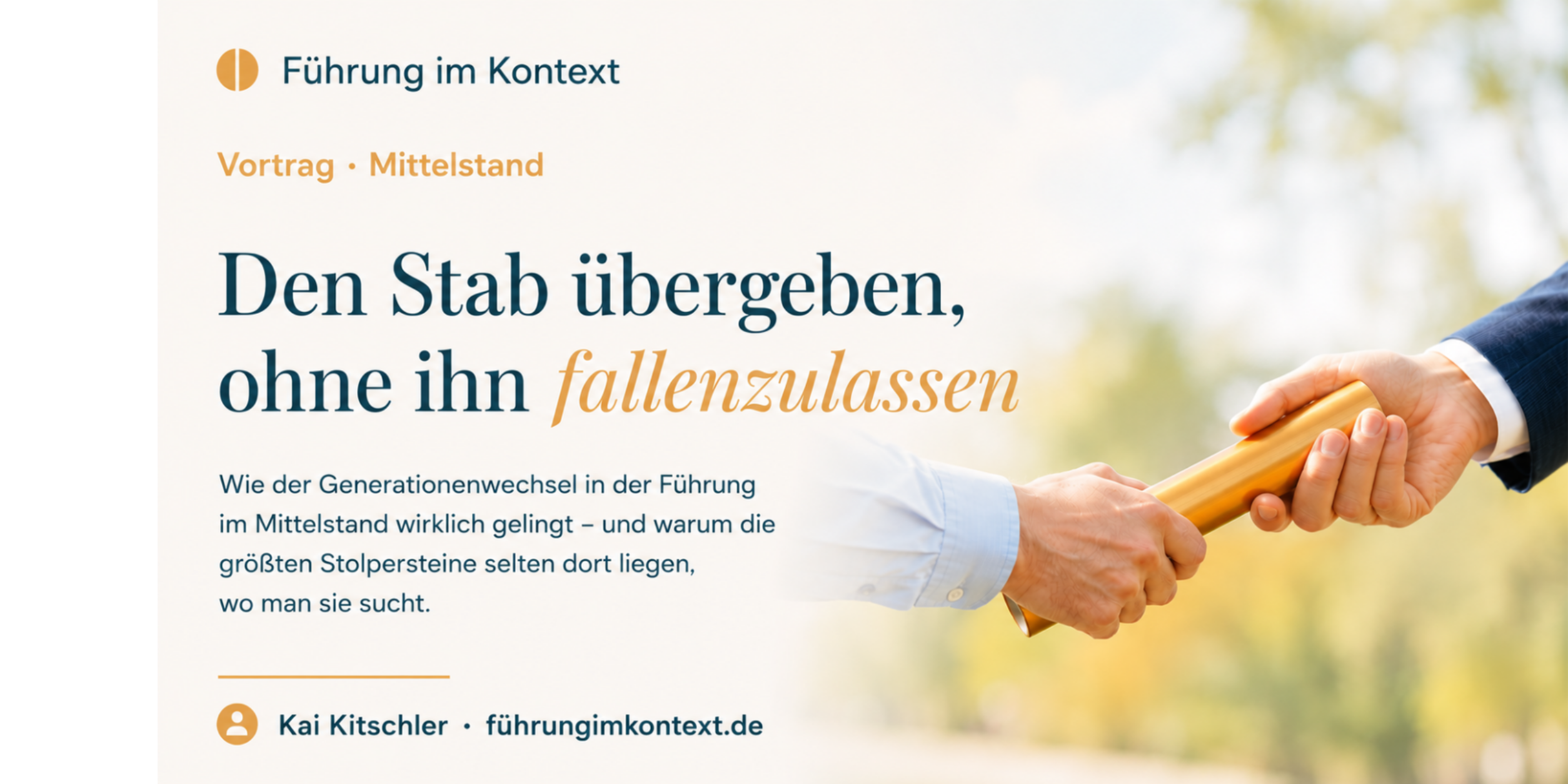 Header Den Stab übergeben, ohne ihn fallenzulassen