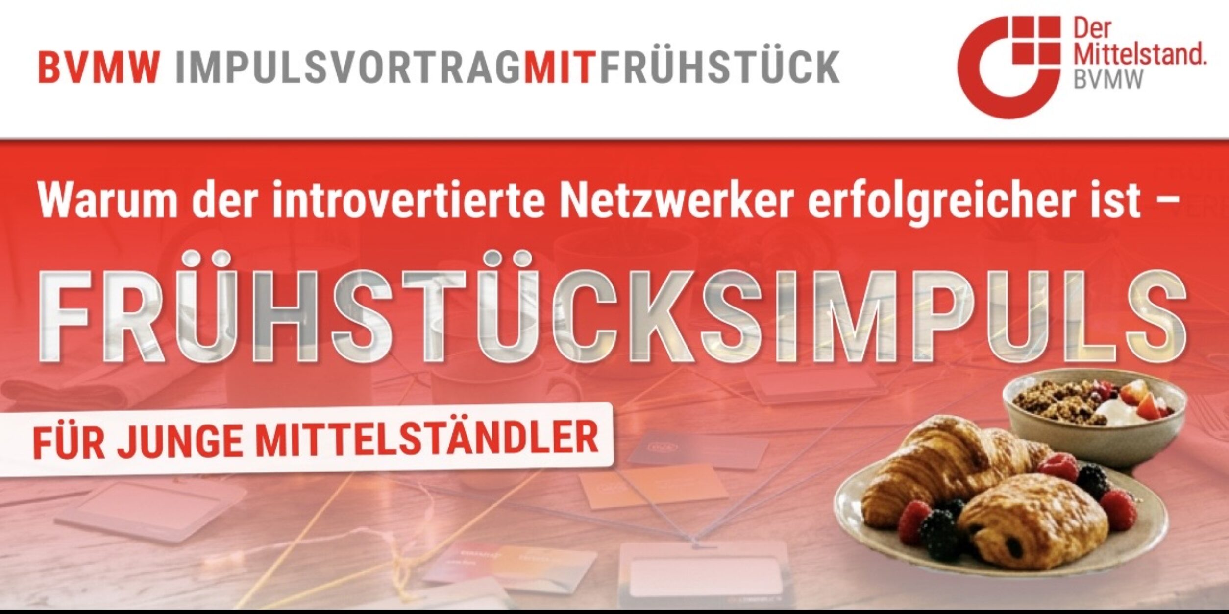 Header Frühstücksimpuls |BVMW  Junger Mittelstand