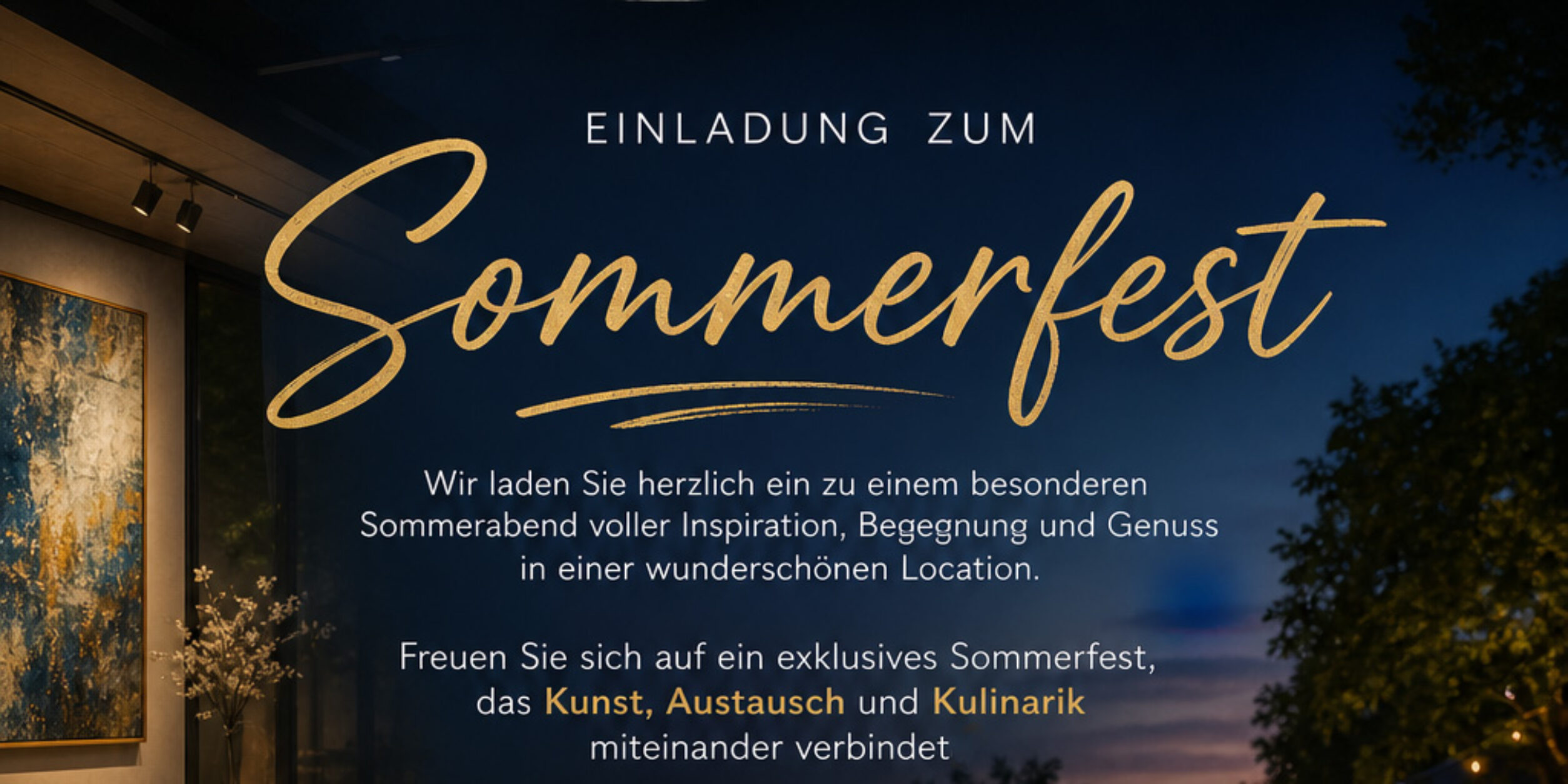 Header Einladung zum Sommerfest