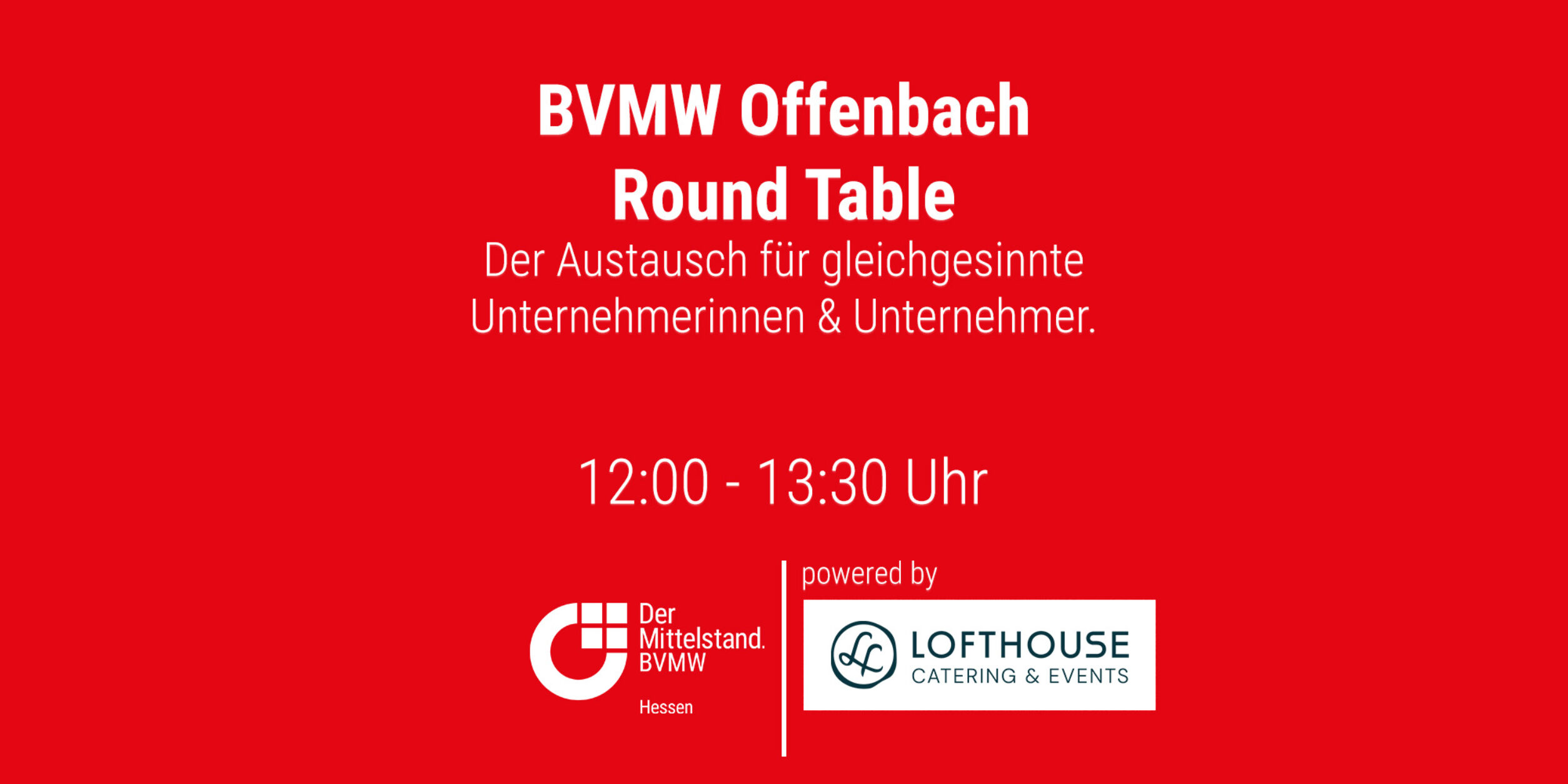 Header BVMW Offenbach Round Table "Recht & Steuern" April 2026