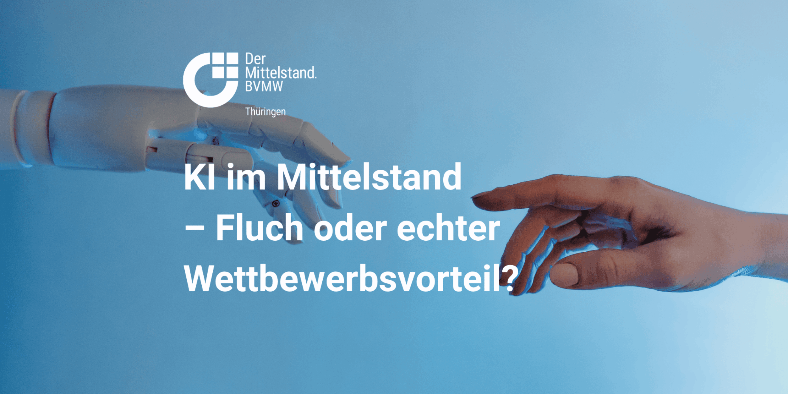 Header KI im Mittelstand – Fluch oder echter Wettbewerbsvorteil?