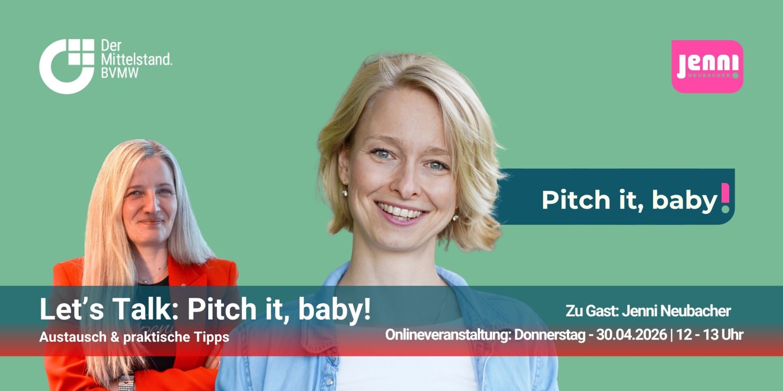 Header Let´s Talk: Pitch it, baby!
