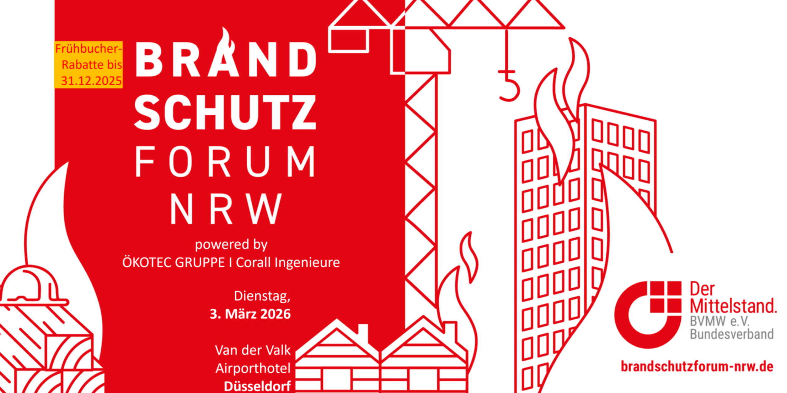 Header Brandschutzforum-NRW 2026 - Was wird sich im Brandschutz in NRW ändern?